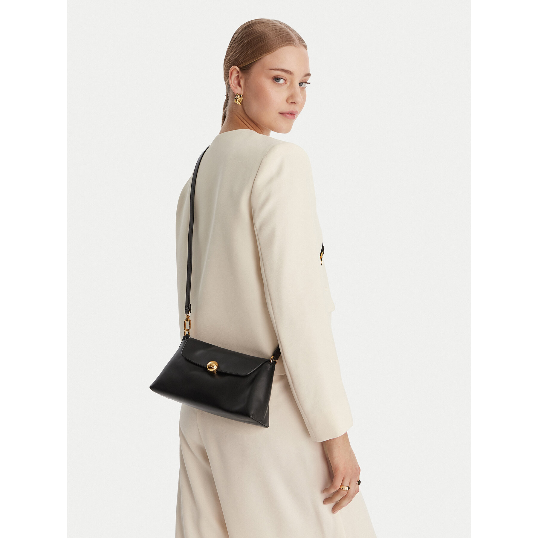 Táska Furla Sfera Soft Mini WE00881 BX2269 CN O6000 Fekete