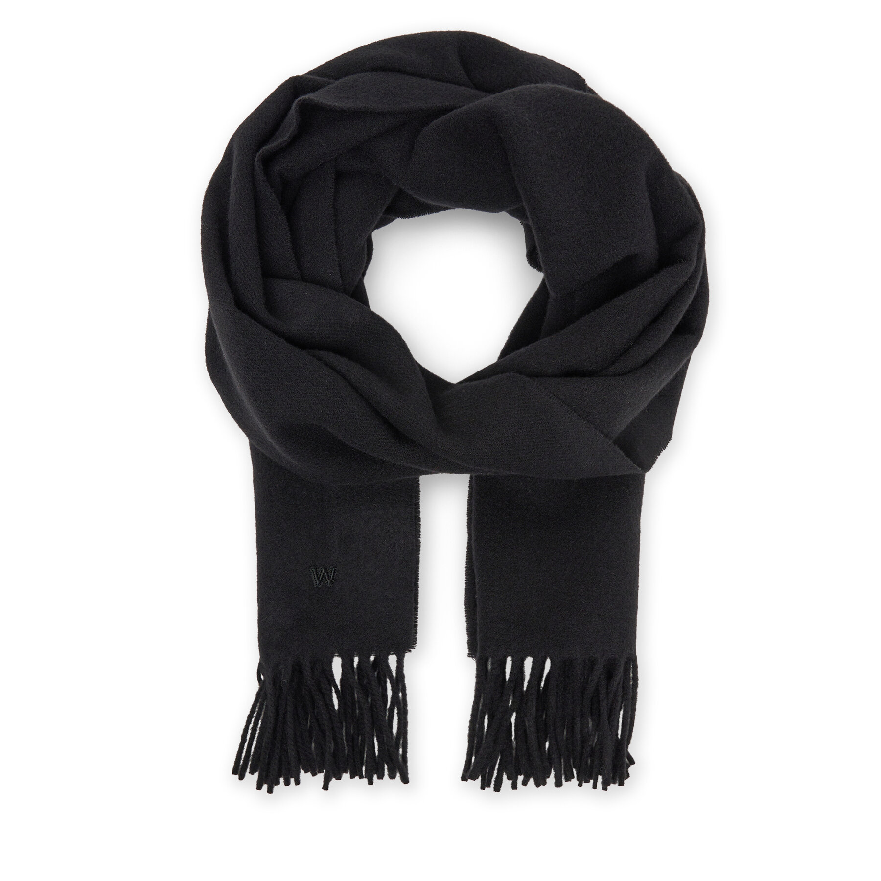 Damski Szalik Weekend Max Mara Czarny Scoglio 2525546105