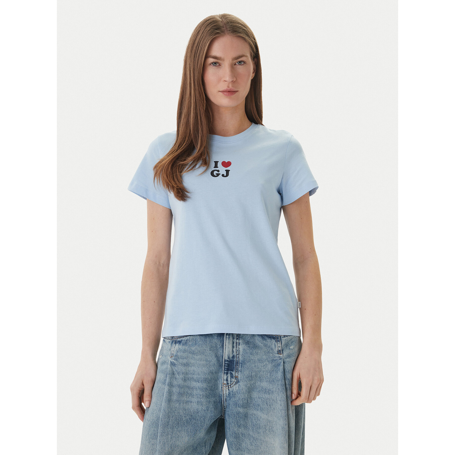 Guess Jeans T-shirt W6GI45 K8HM0 Svijetloplava Regular Fit