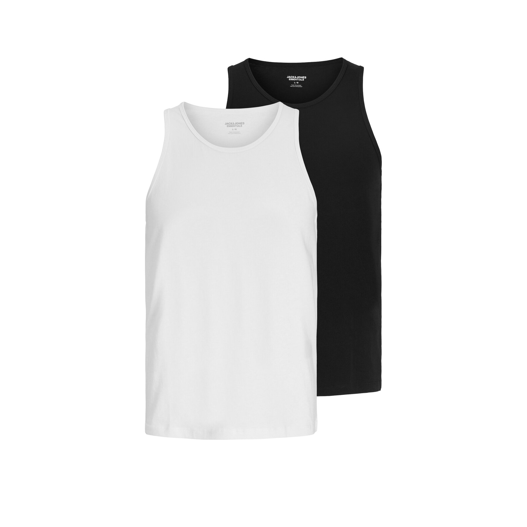 Jack & Jones Set potkošulja bez rukava﻿ 12297688 Crna Regular Fit