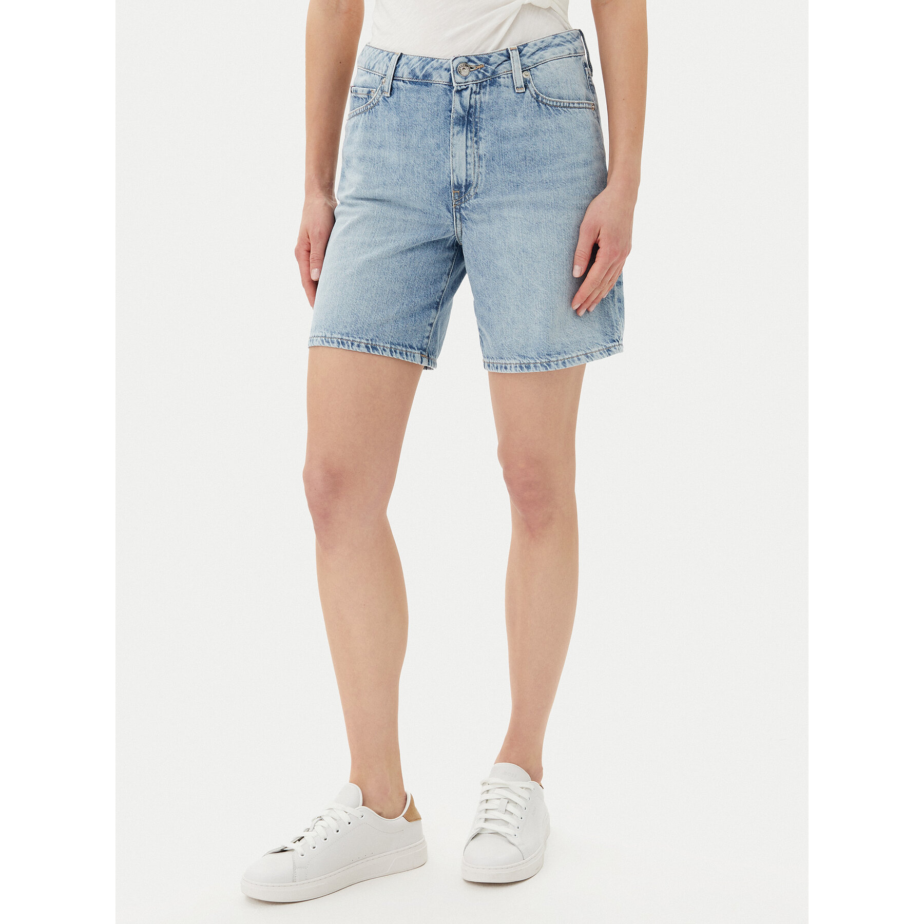 Tommy Hilfiger Jeansshorts WW0WW45505 Himmelblau Regular Fit