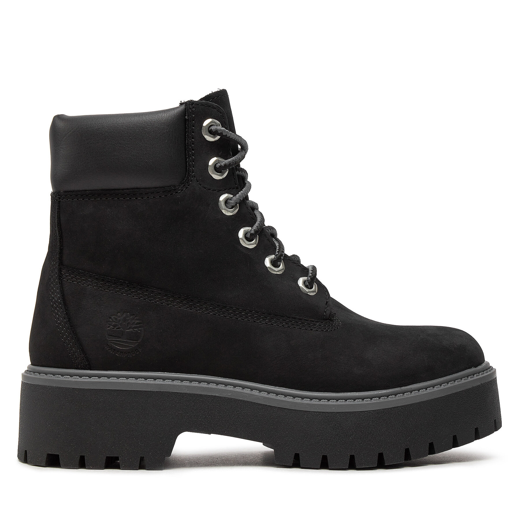 Damskie Trapery Timberland, Rozmiar 39.5 Czarny Stone Street 6In Wp TB0A5RH50151
