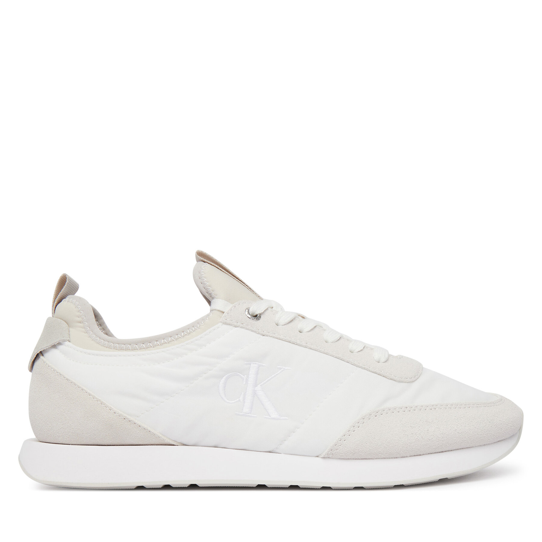 Αθλητικά Calvin Klein Retro Runner Sock Laceup Mix YM0YM01414 Λευκό