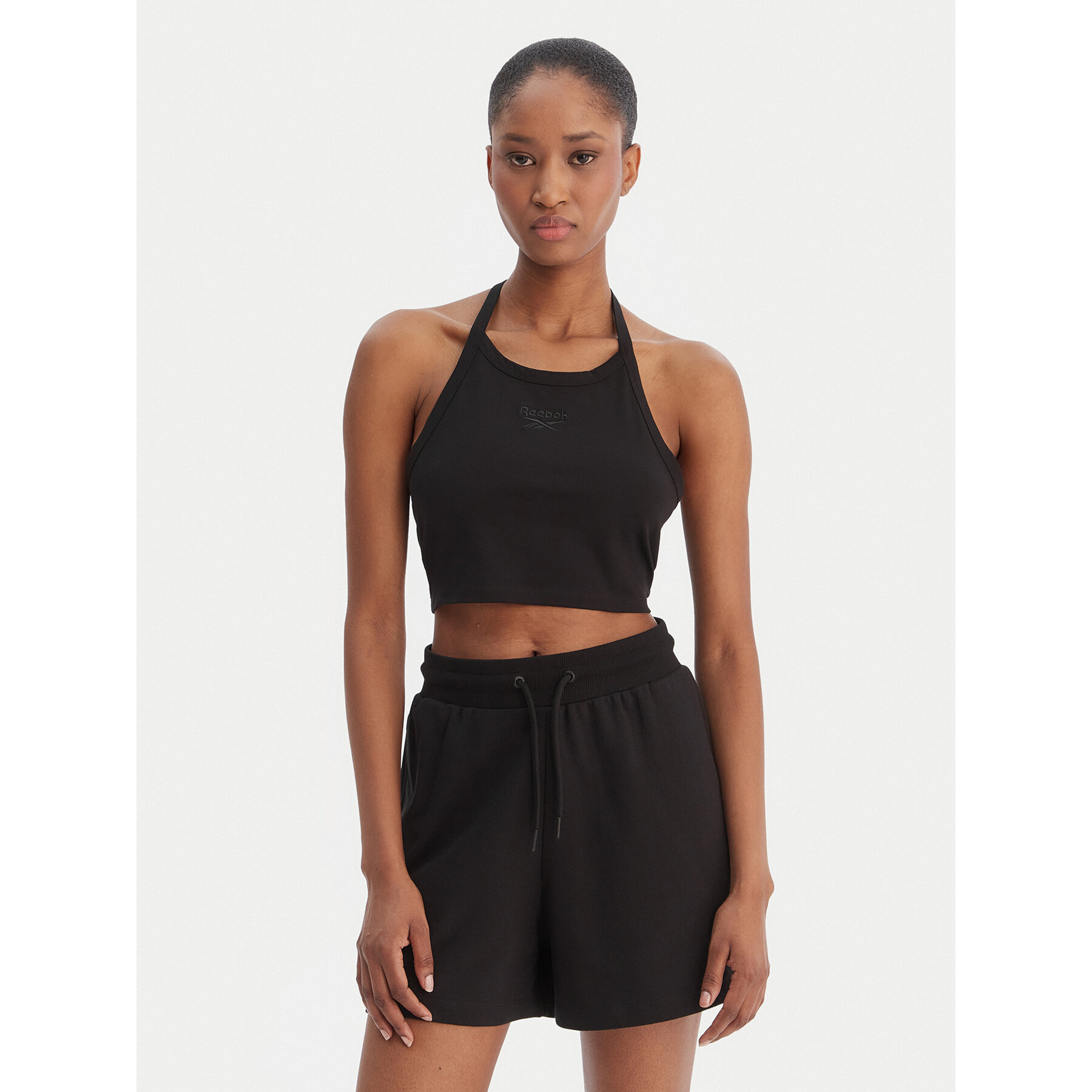 Reebok Top Tatianna RK25494CCW Schwarz Slim Fit