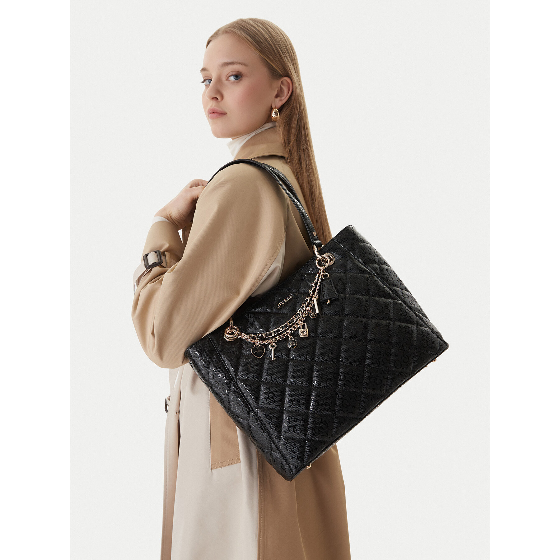 Kabelka Guess Libby HWGG99 12250 Čierna