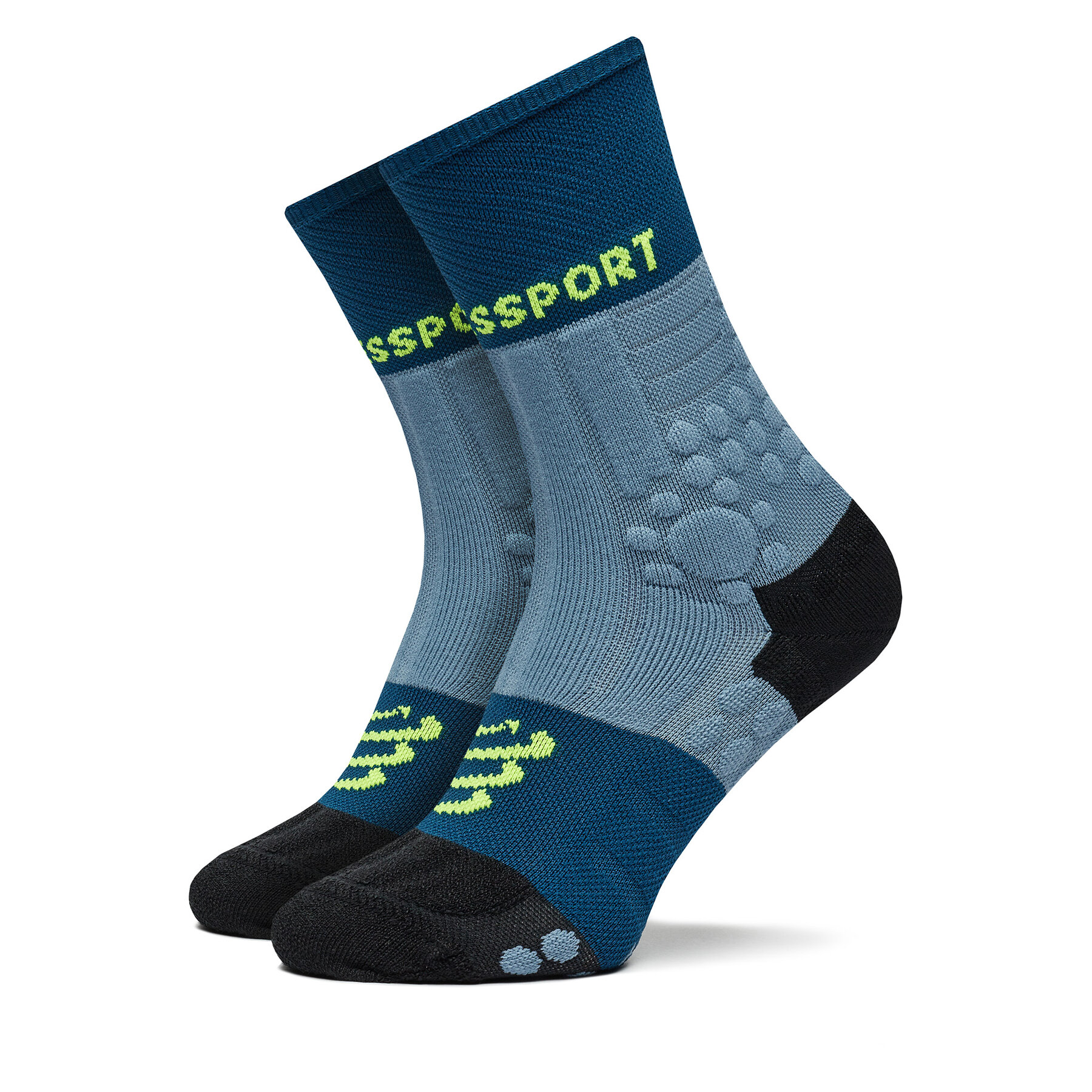 Skarpety wysokie unisex Compressport, Rozmiar 42-44 Niebieski Pro Racing Socks Winter Trail SCRU2045