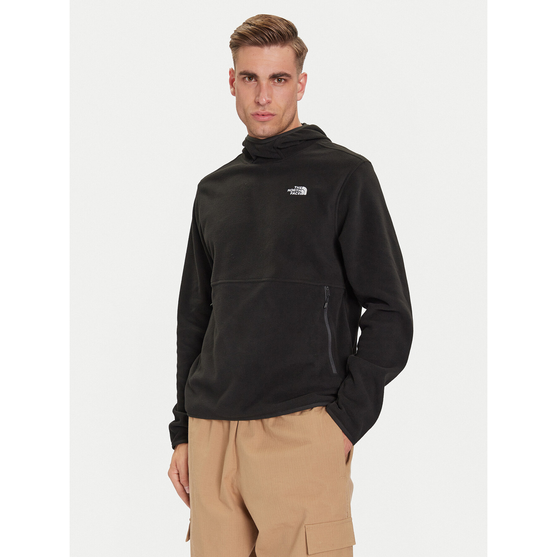 The North Face Fleecejacke Glacier NF0A8D0S Schwarz Regular Fit