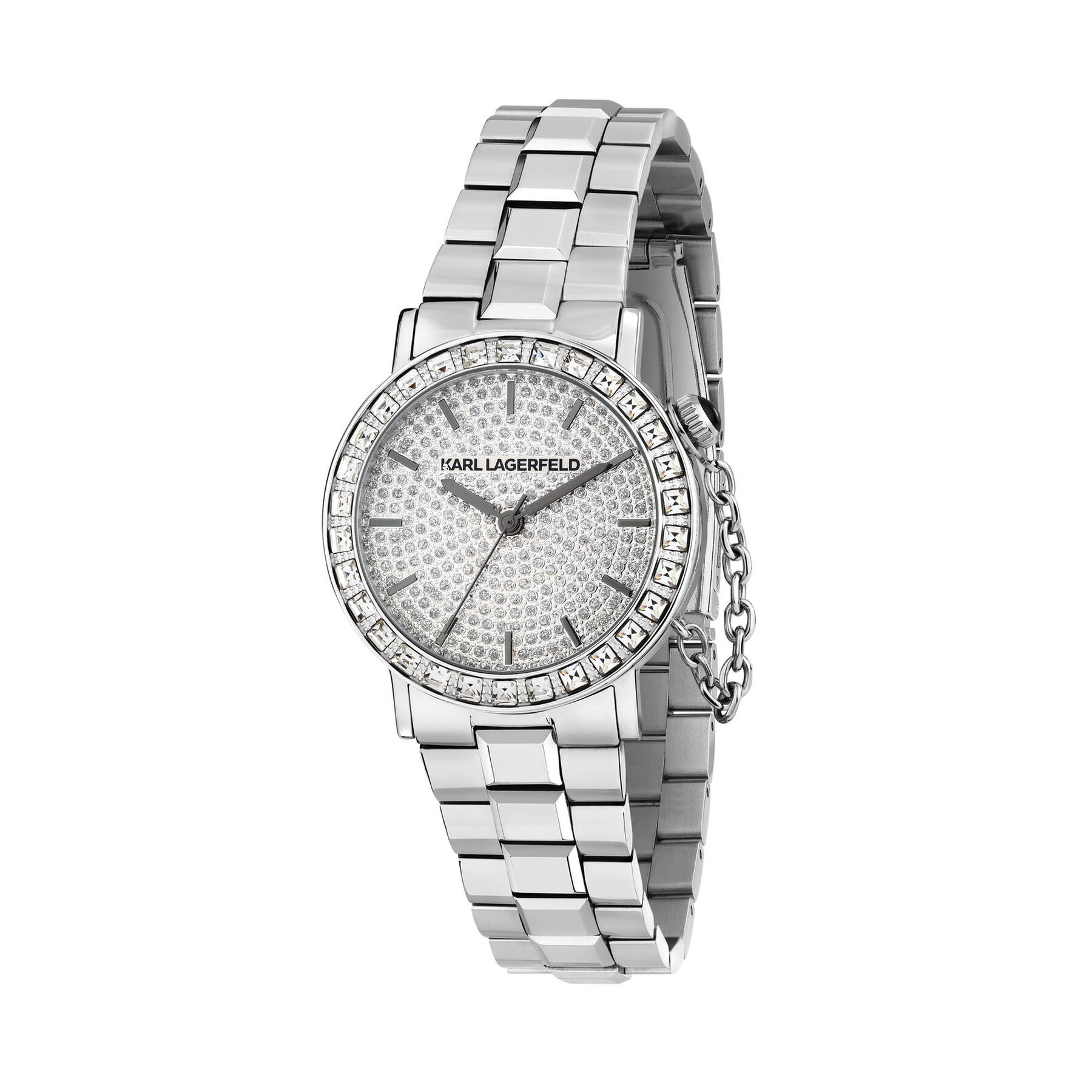 Ρολόι KARL LAGERFELD R0553100506 Ασημί