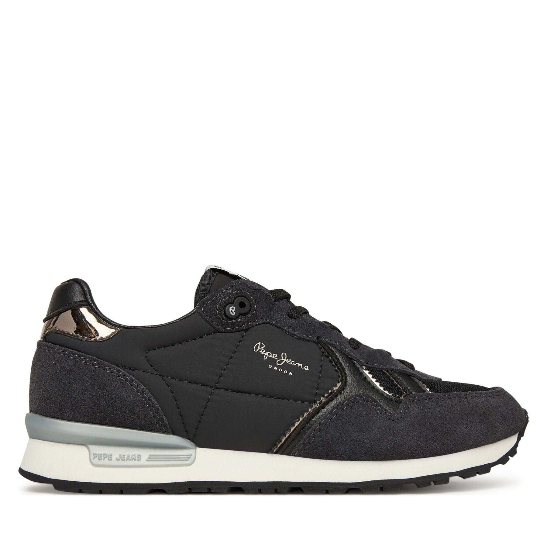 Sneakers Pepe Jeans Brit Mirror W PLS400004 Negru