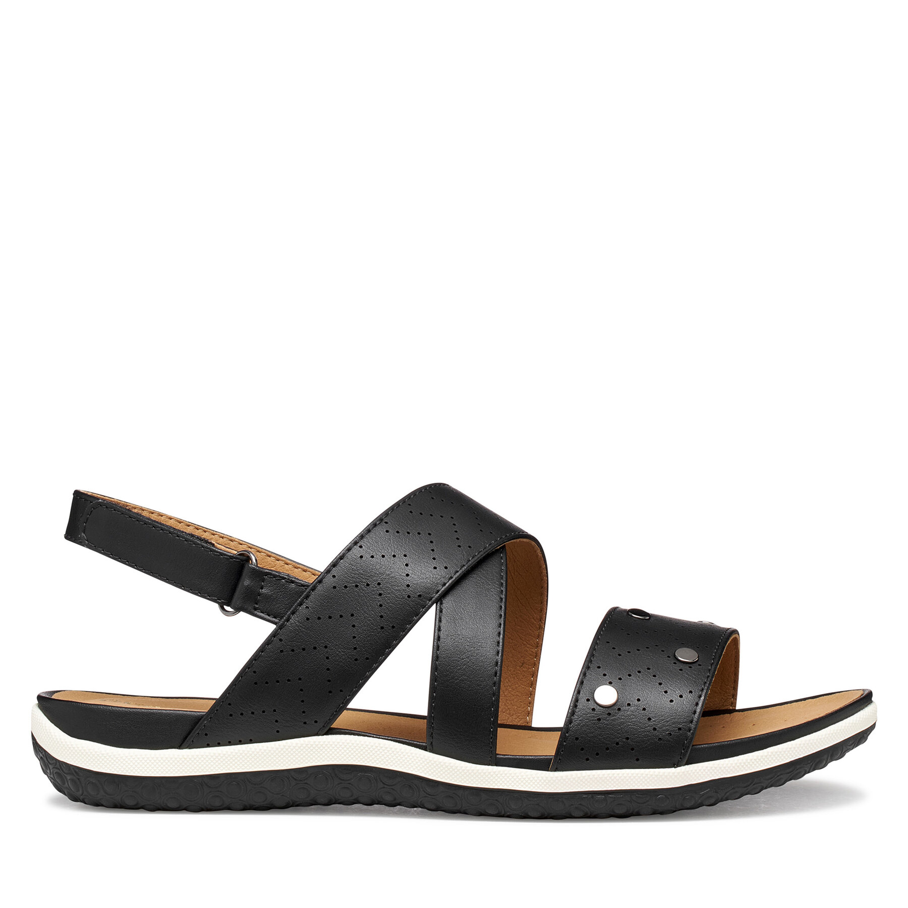 Sandale Geox D Sandal Vega D65R6B 000BC C9999 Negru