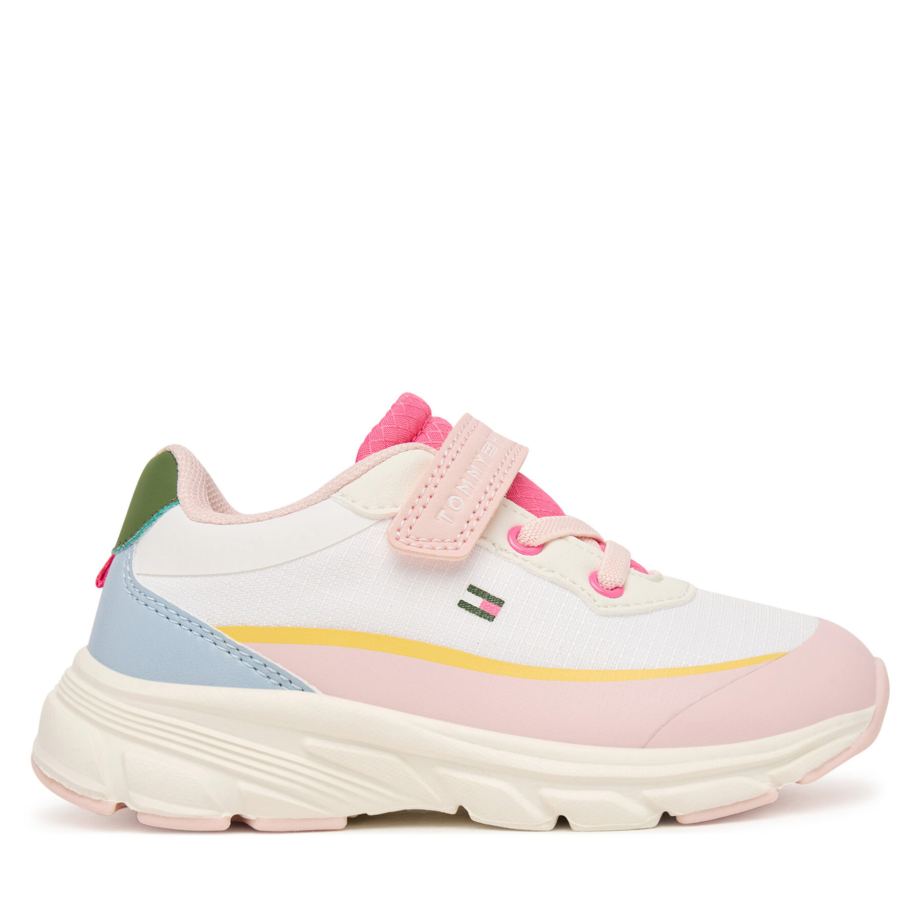Superge Tommy Hilfiger Low Cut Lace-Up/Velcro Sneaker T1A9-35107-1861 M Pisana