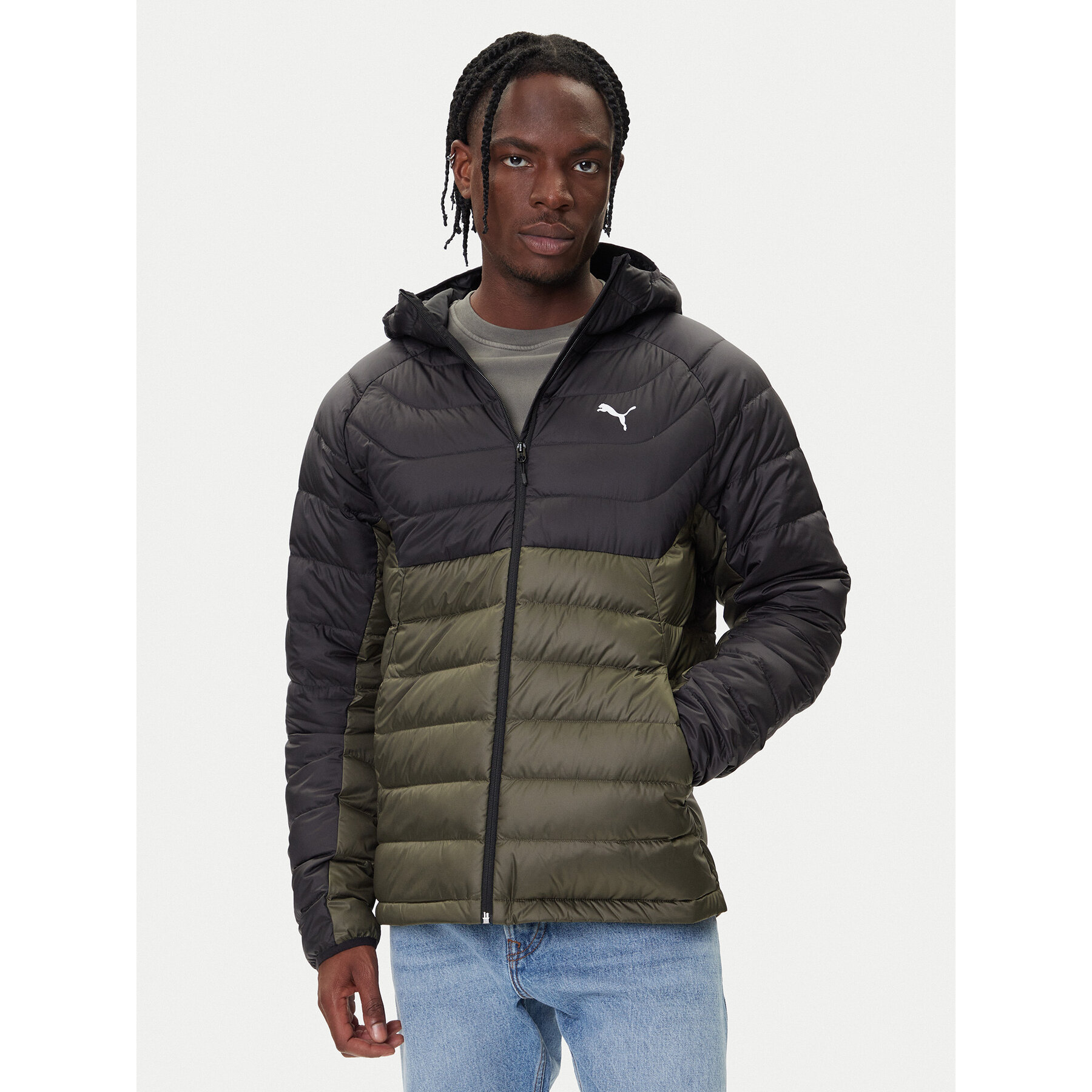 Puma Daunenjacke Packlite 685221 70 Khakifarben Regular Fit