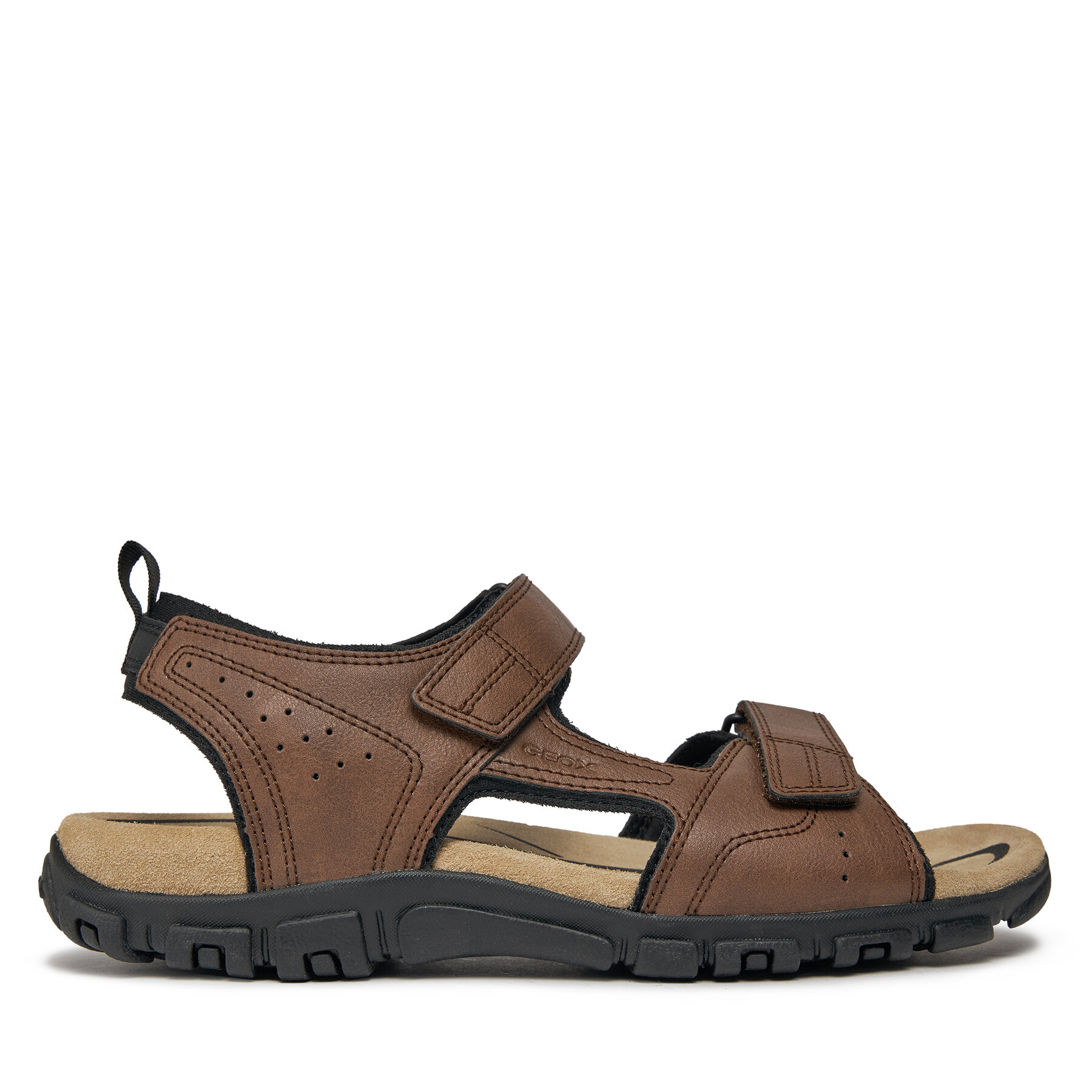 Męskie Geox Sandały, Rozmiar 41 Brązowy Uomo Sandal Strada U4524B 000ME C6006