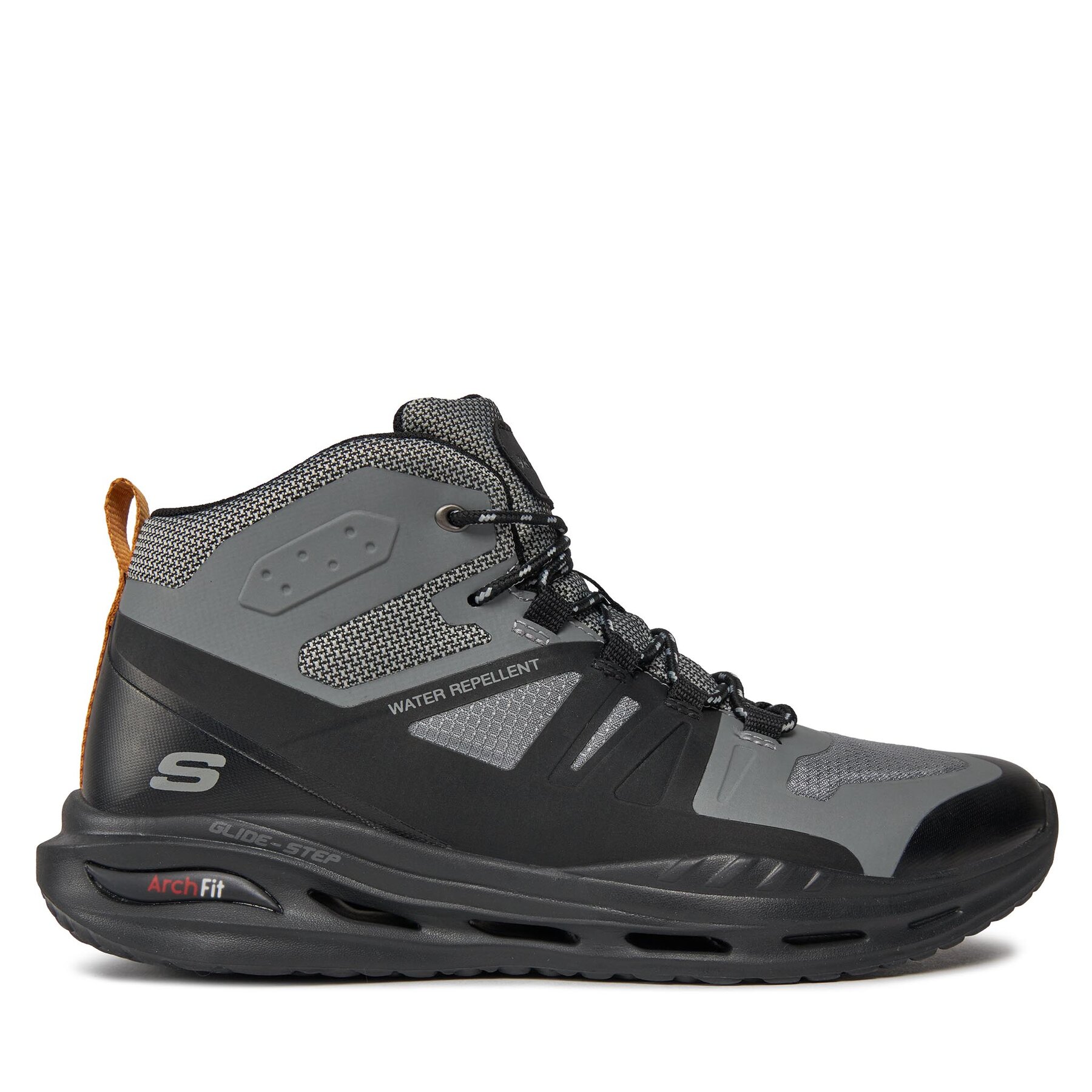 Botines planos Skechers Arch Fit Orvan Montfort 210478/GYBK Gris