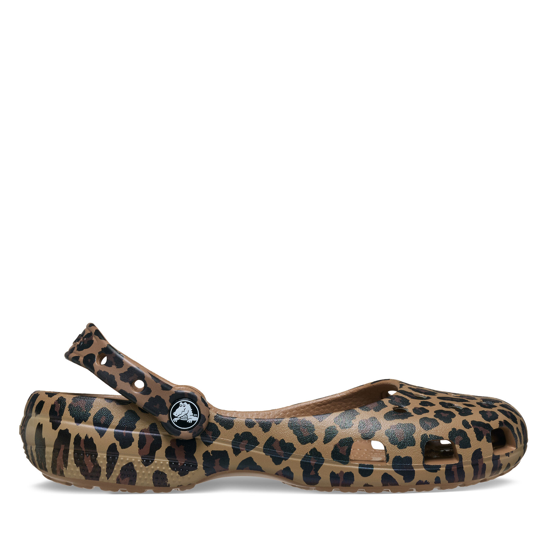 Balerinke Crocs Classic Animal Ballet 212478 Rjava