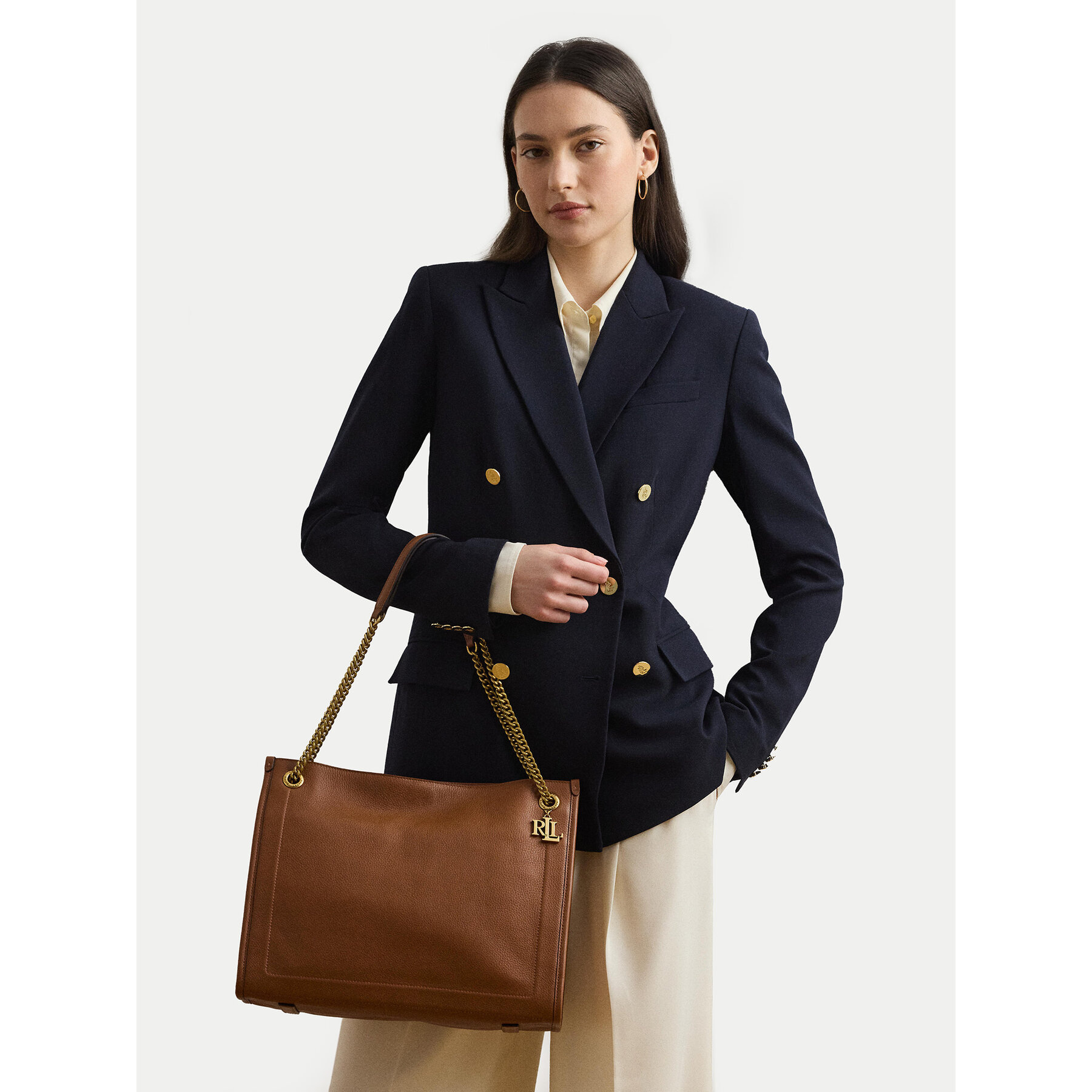 Torbica LAUREN RALPH LAUREN 431969352001 Smeđa