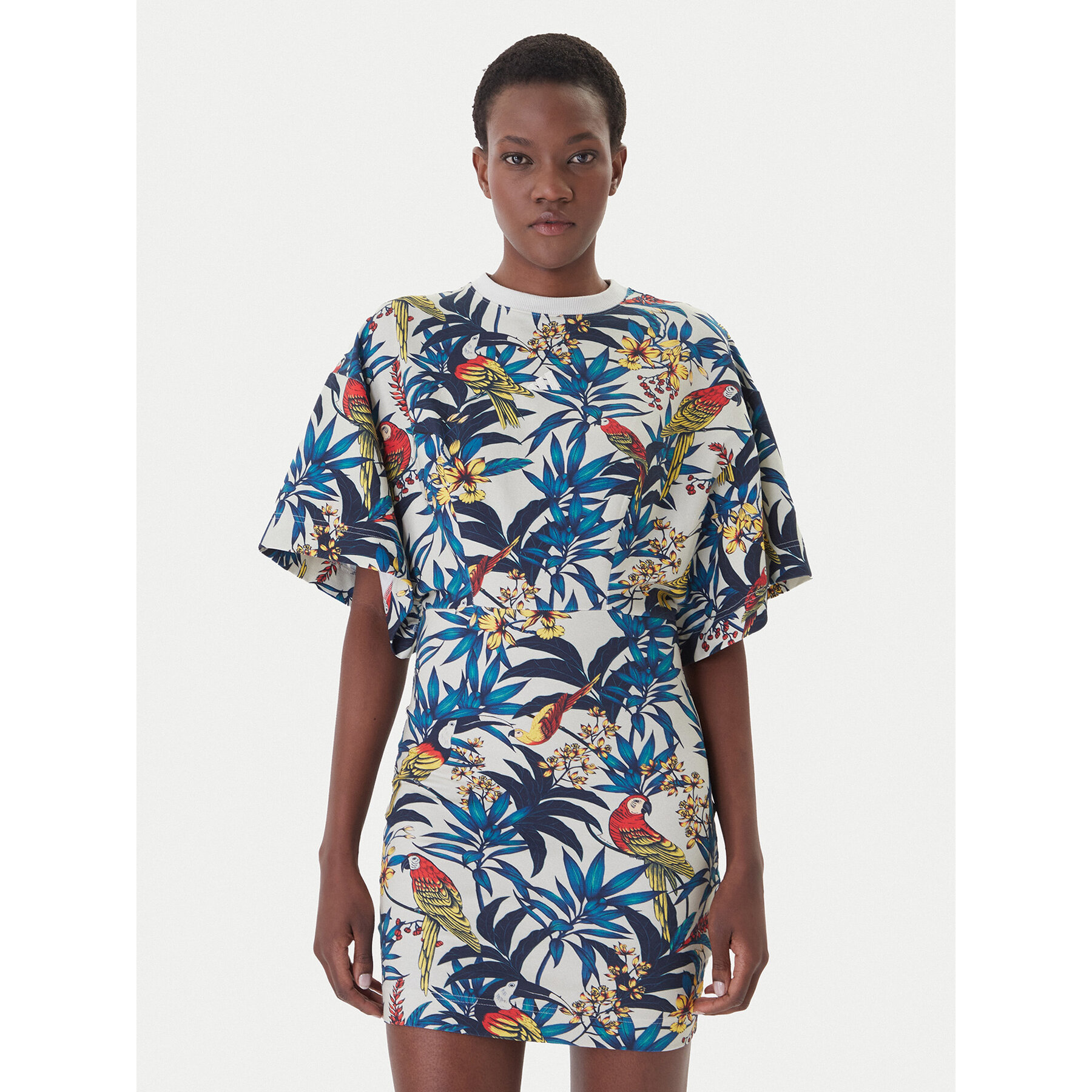 Adidas Kleid Für Den Alltag Farm Rio KD2194 Blau Oversize