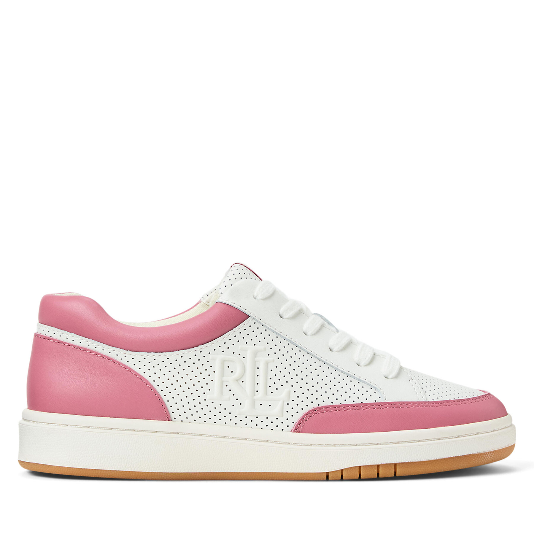 LAUREN RALPH LAUREN Sneakers Femei, Mărimea: 35.5, Alb, Hailey Low-Top Lace-Up 802951391002