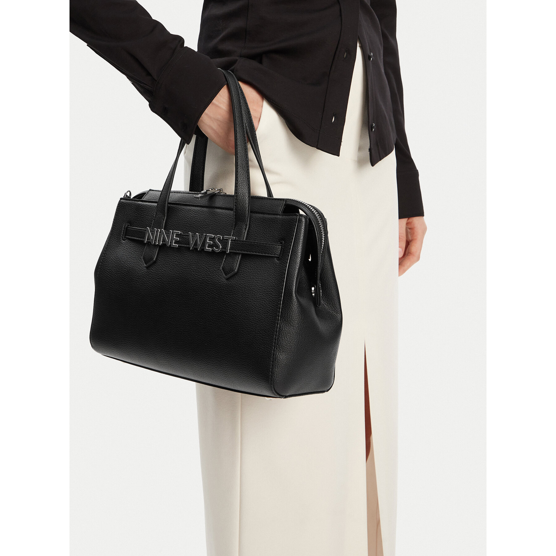 Дамска чанта Nine West EO-Manhattan-Muse-II-LX10197 Черен