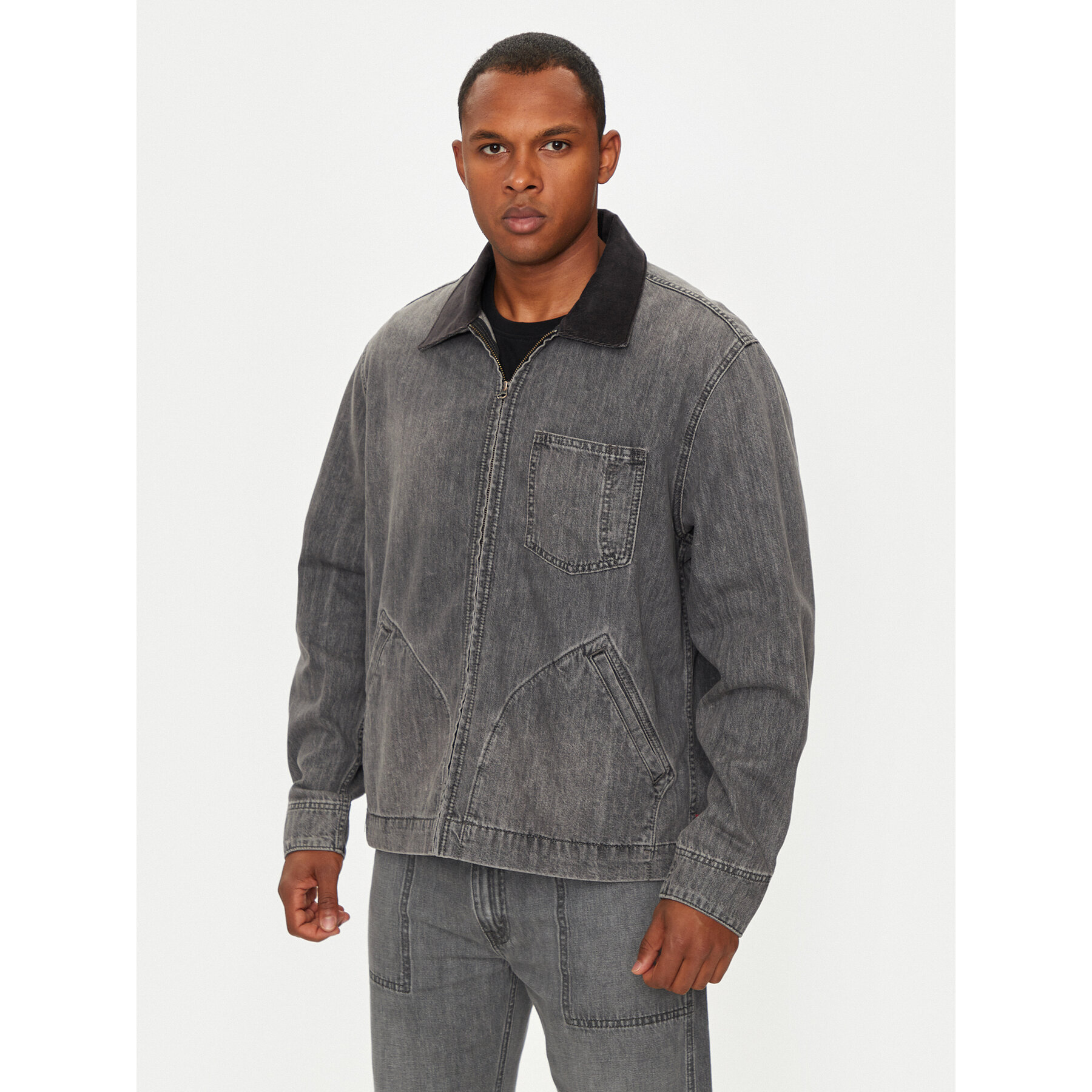 Levi's® Jeansjacke Mechanics A8635-0000 Grau Relaxed Fit