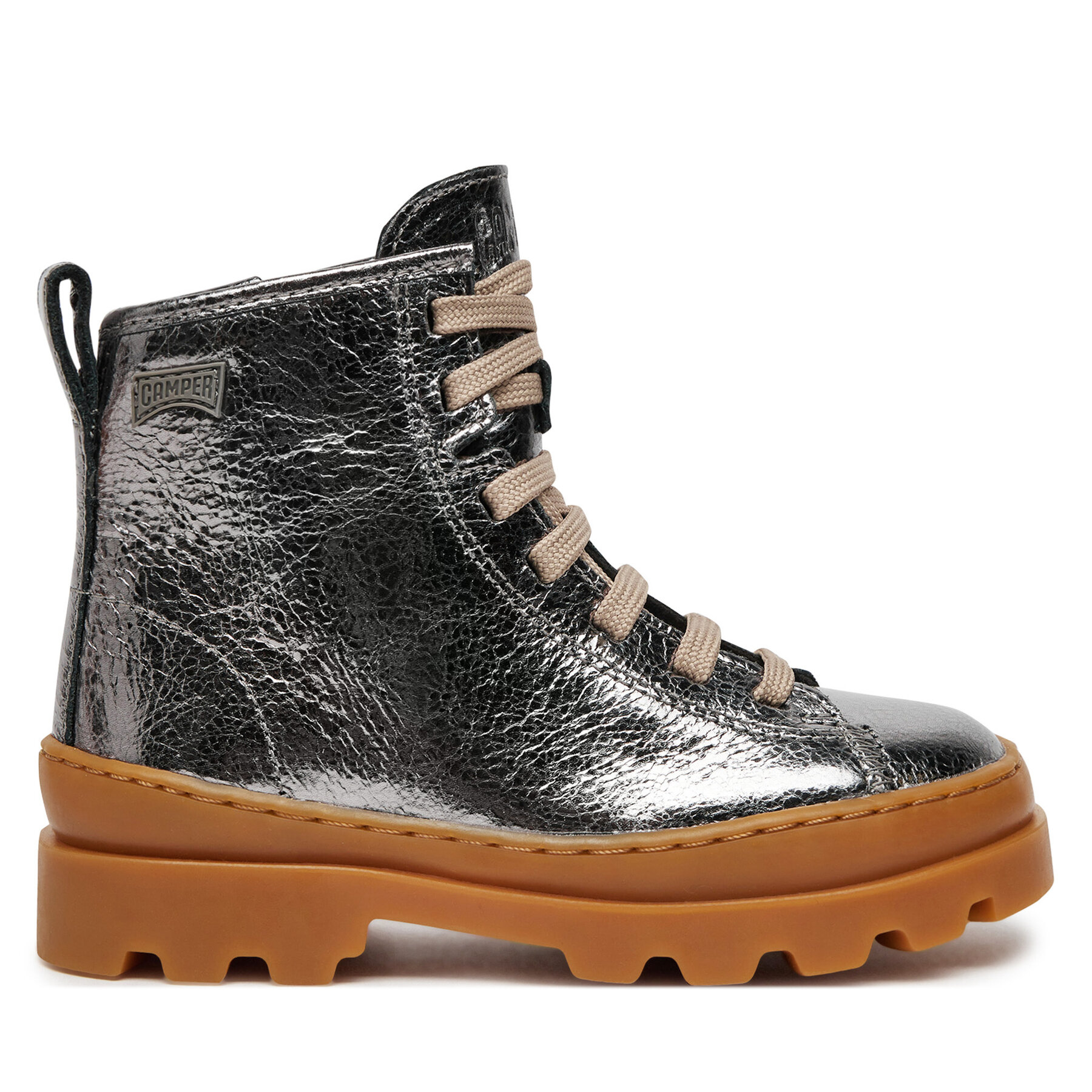 Bambini Polacchine , Taglia 27,Grigio,K900179-020 M, taglia : 27