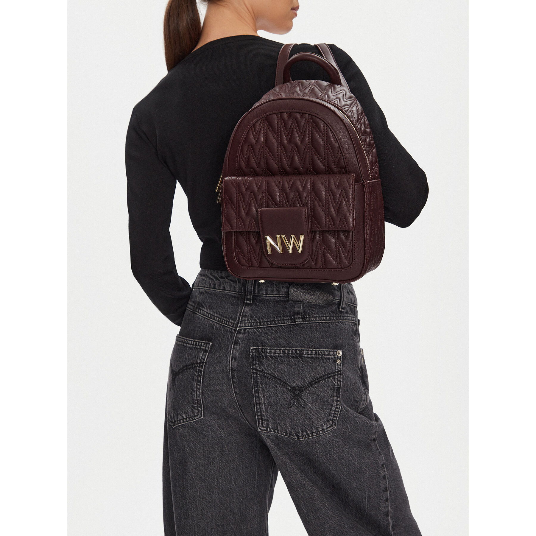 Σακίδιο Nine West CEO-Astoria-Aura-LX10163 Καφέ