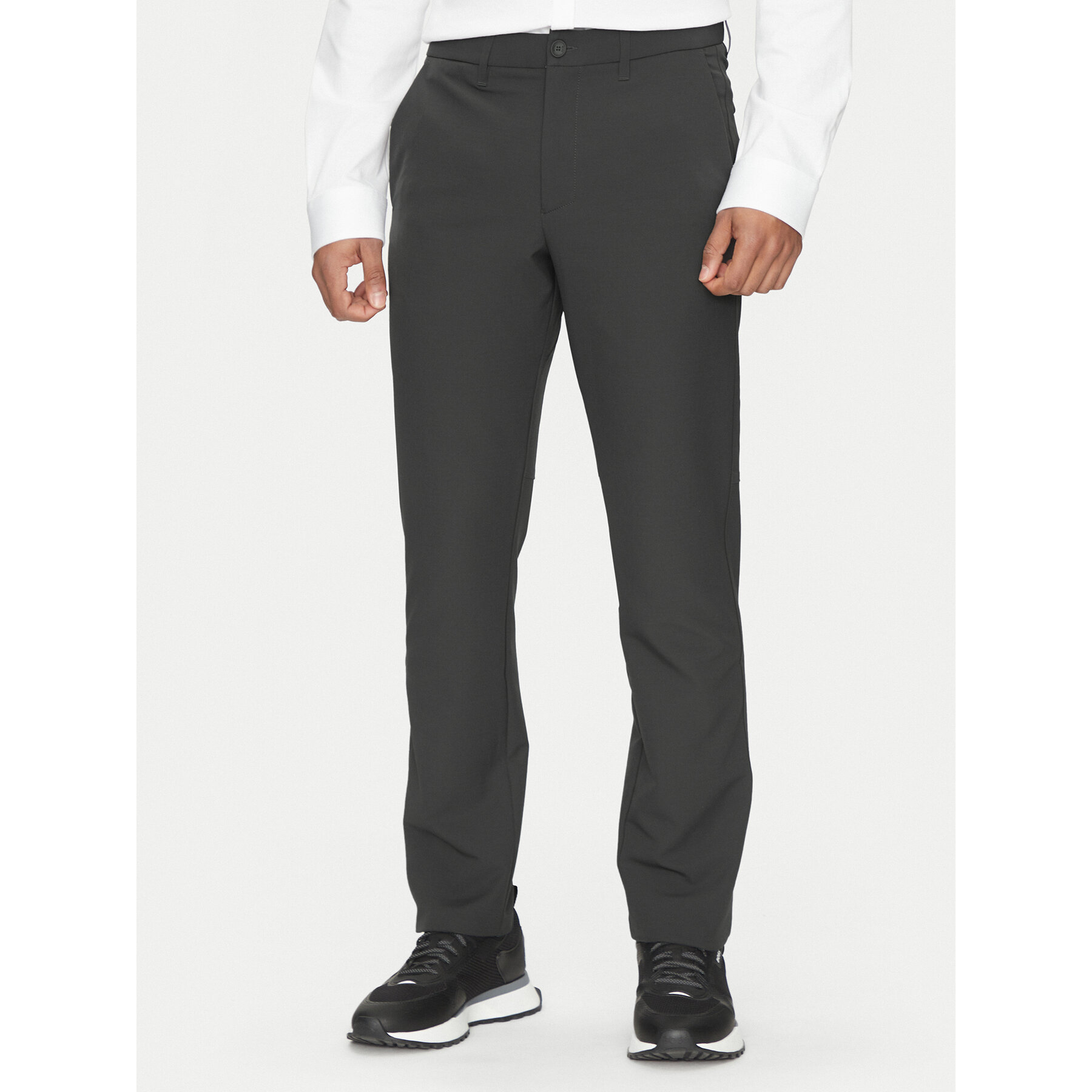 BOSS Stoffhose T_Commuter 50534303 Grau Slim Fit