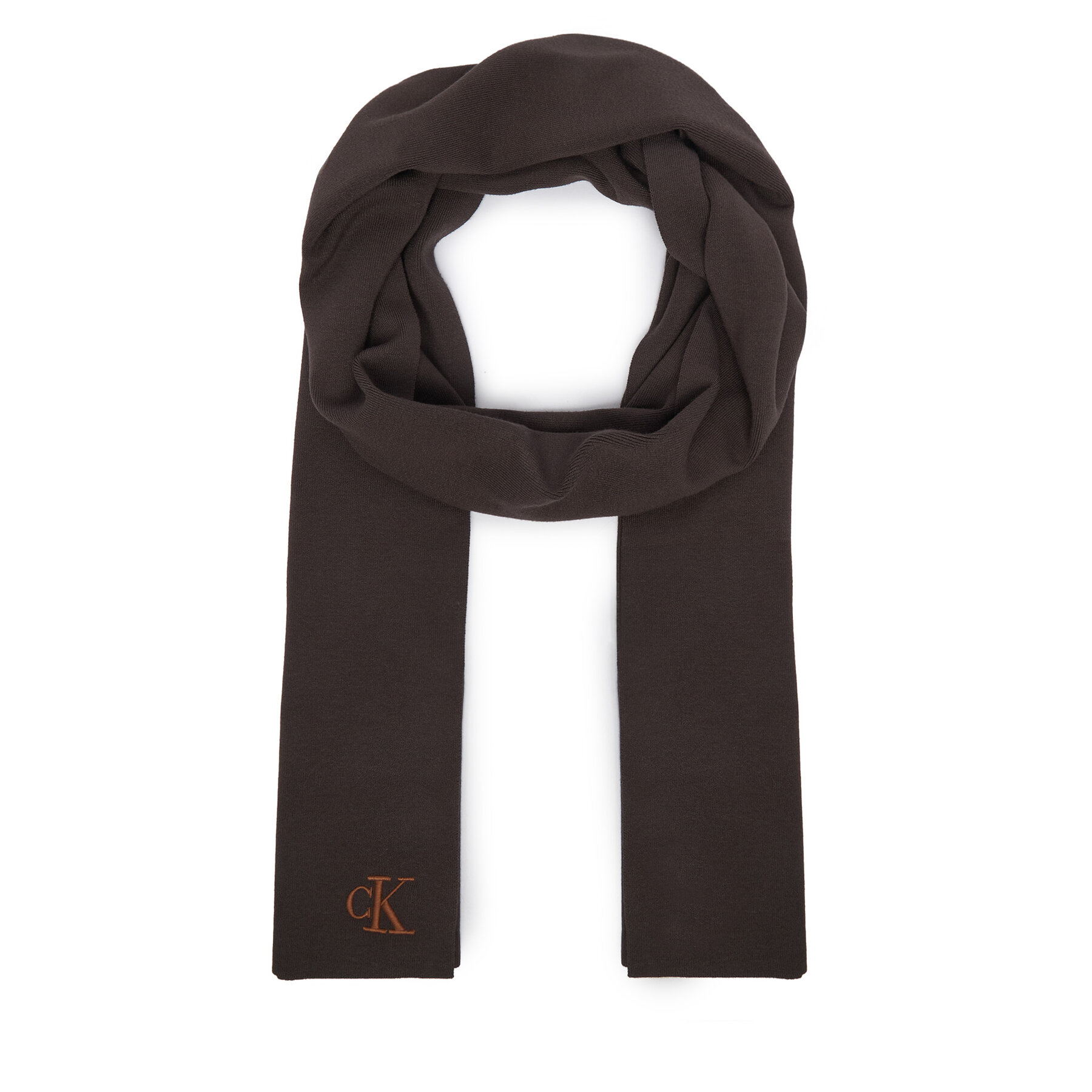 Зимен шал Calvin Klein LV04F8099G Кафяв