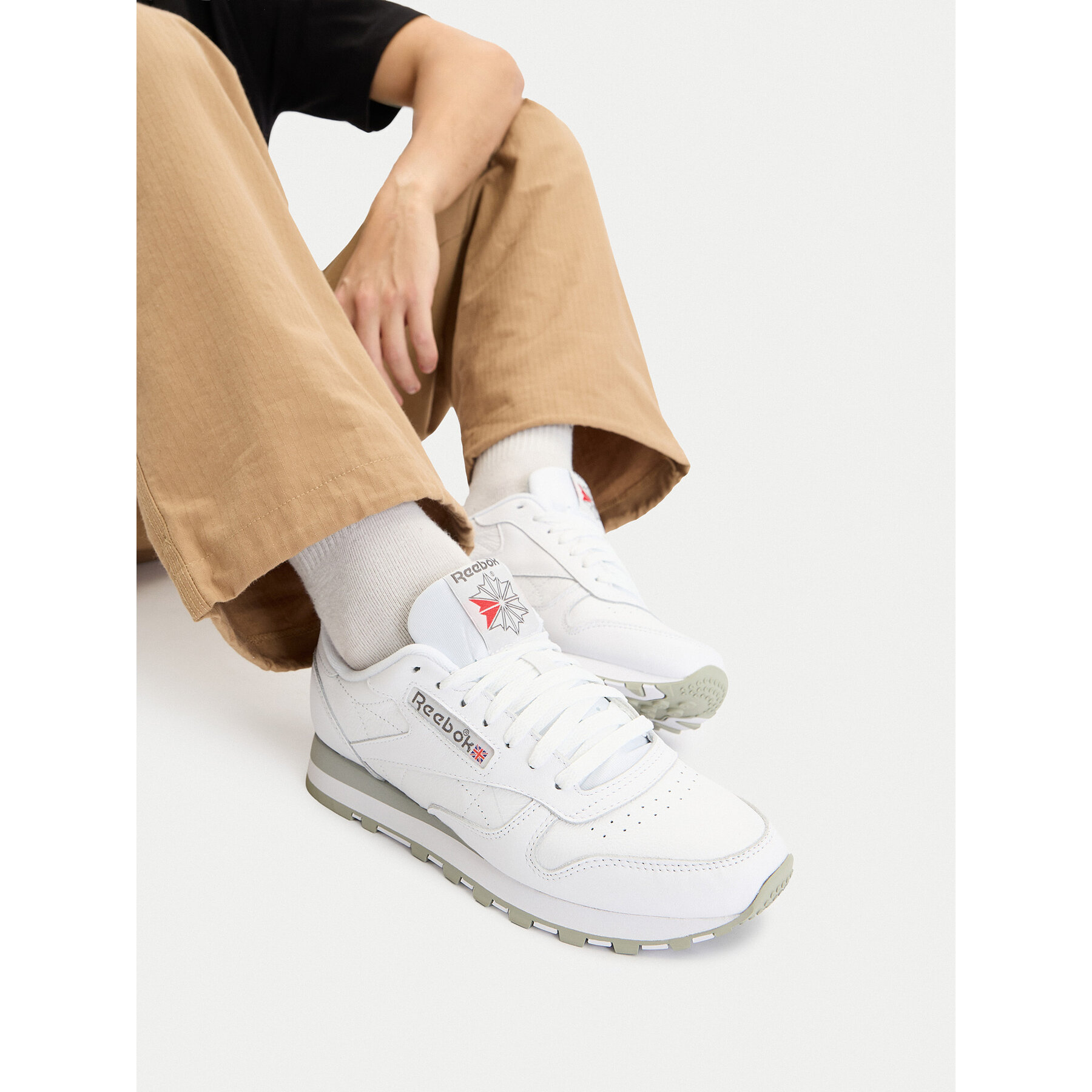 Сникърси Reebok EO-CLASSIC LEATHER 100008789 Бял