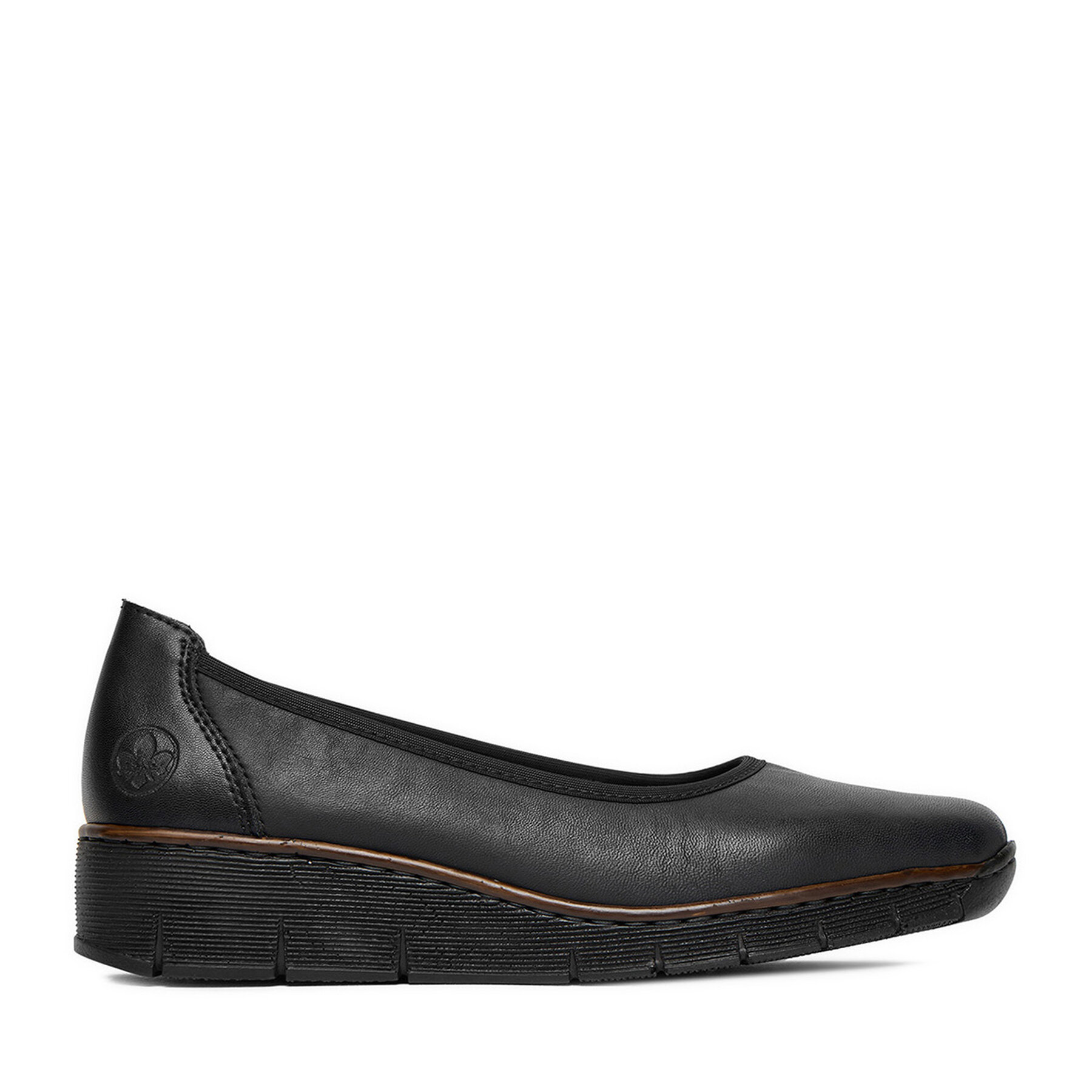 Polobotky Rieker 53755-00 Černá