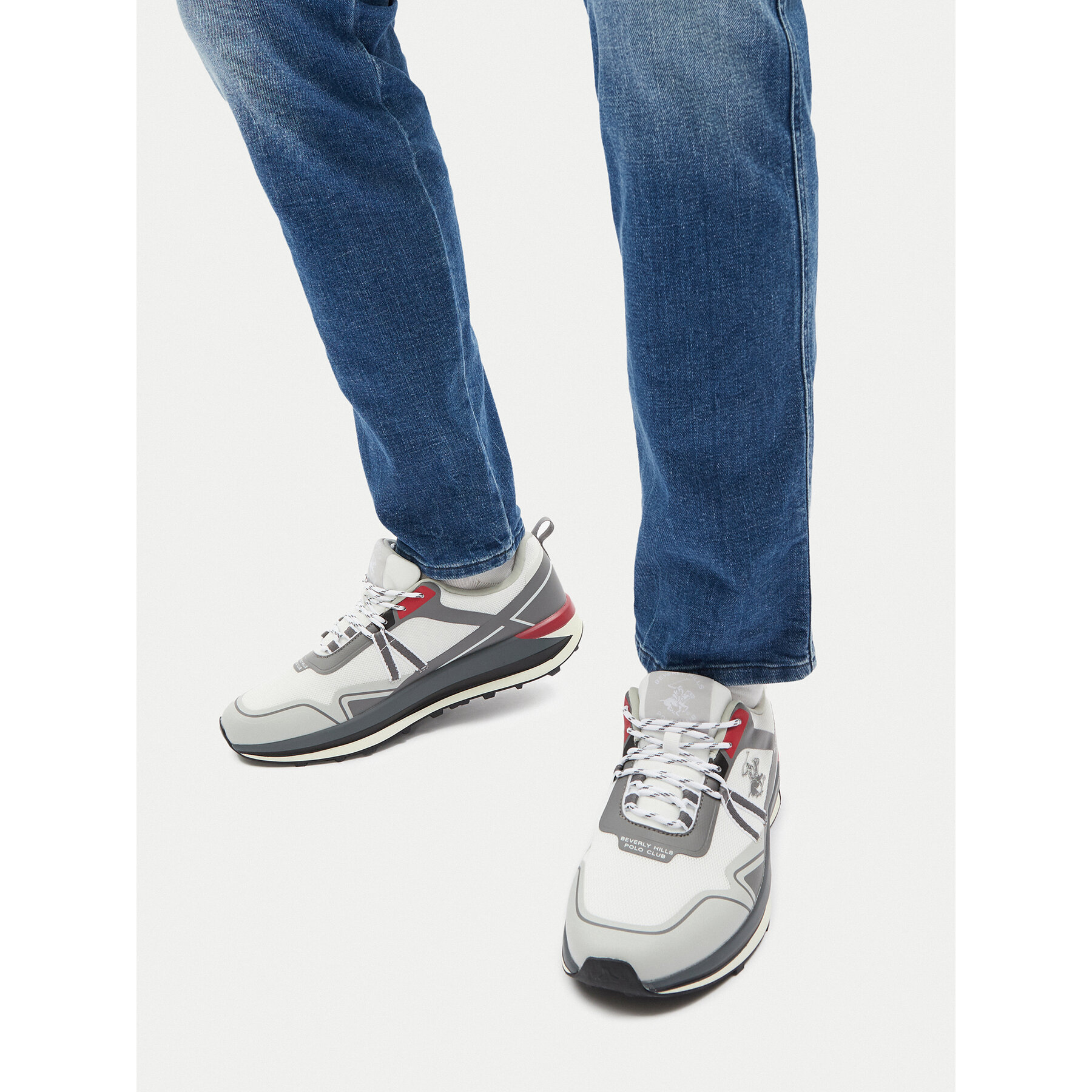 Sneakersy Beverly Hills Polo Club VSS25-B006 Biela