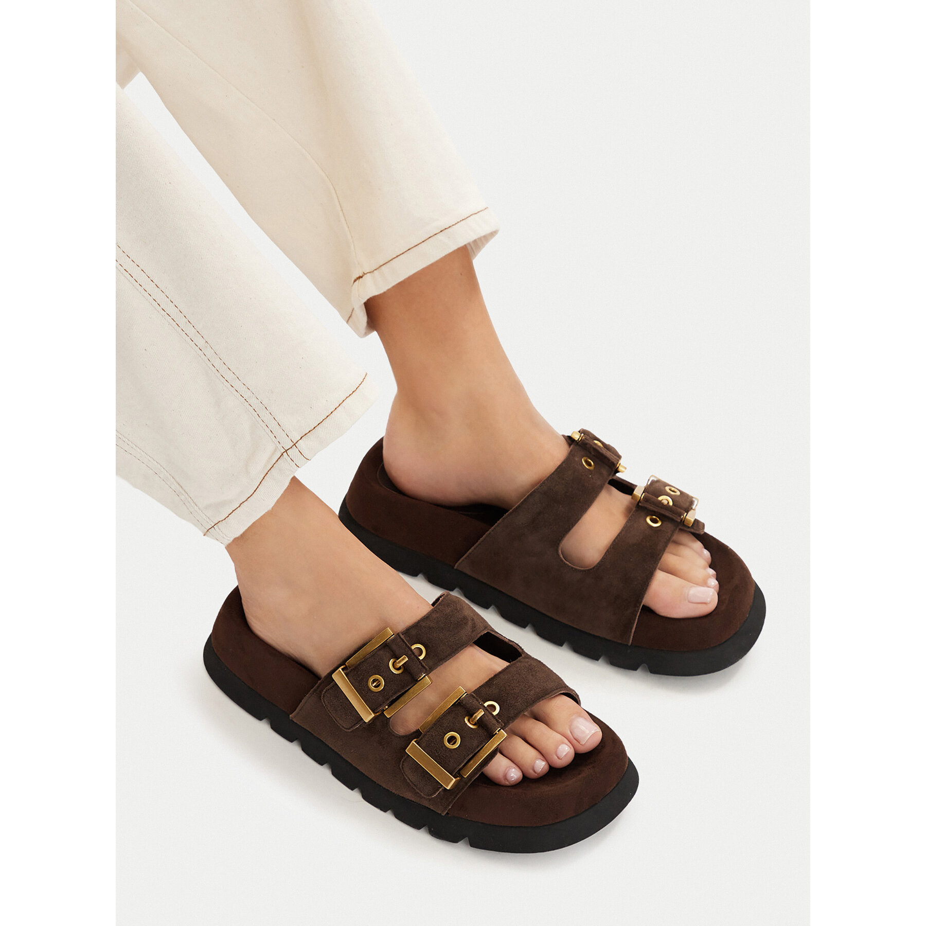 Şlapi Badura EO-ALIVIA-LT2525-1 Maro închis