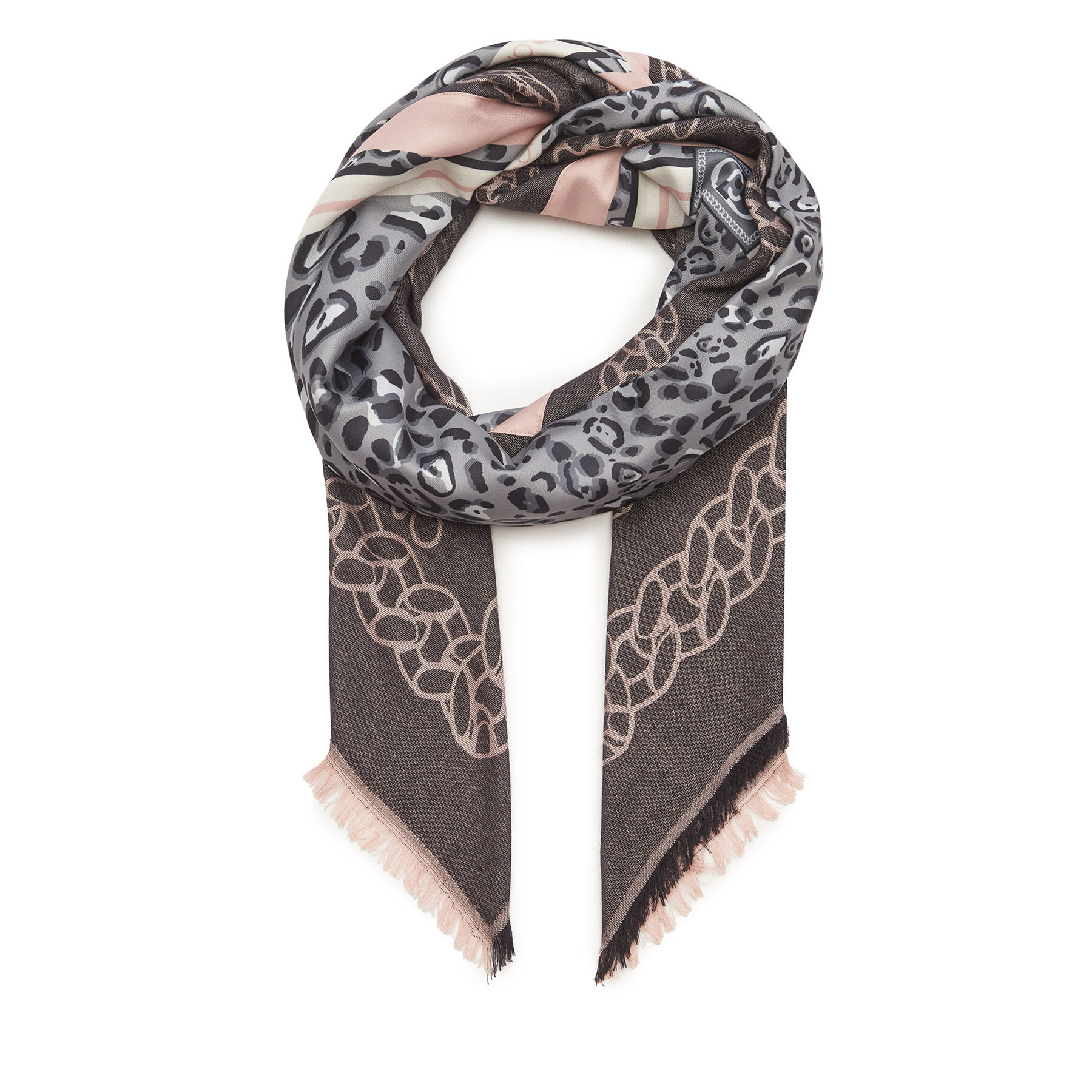 Chal Liu Jo Square Jacquard C/F 2F4049 T0300 Gris