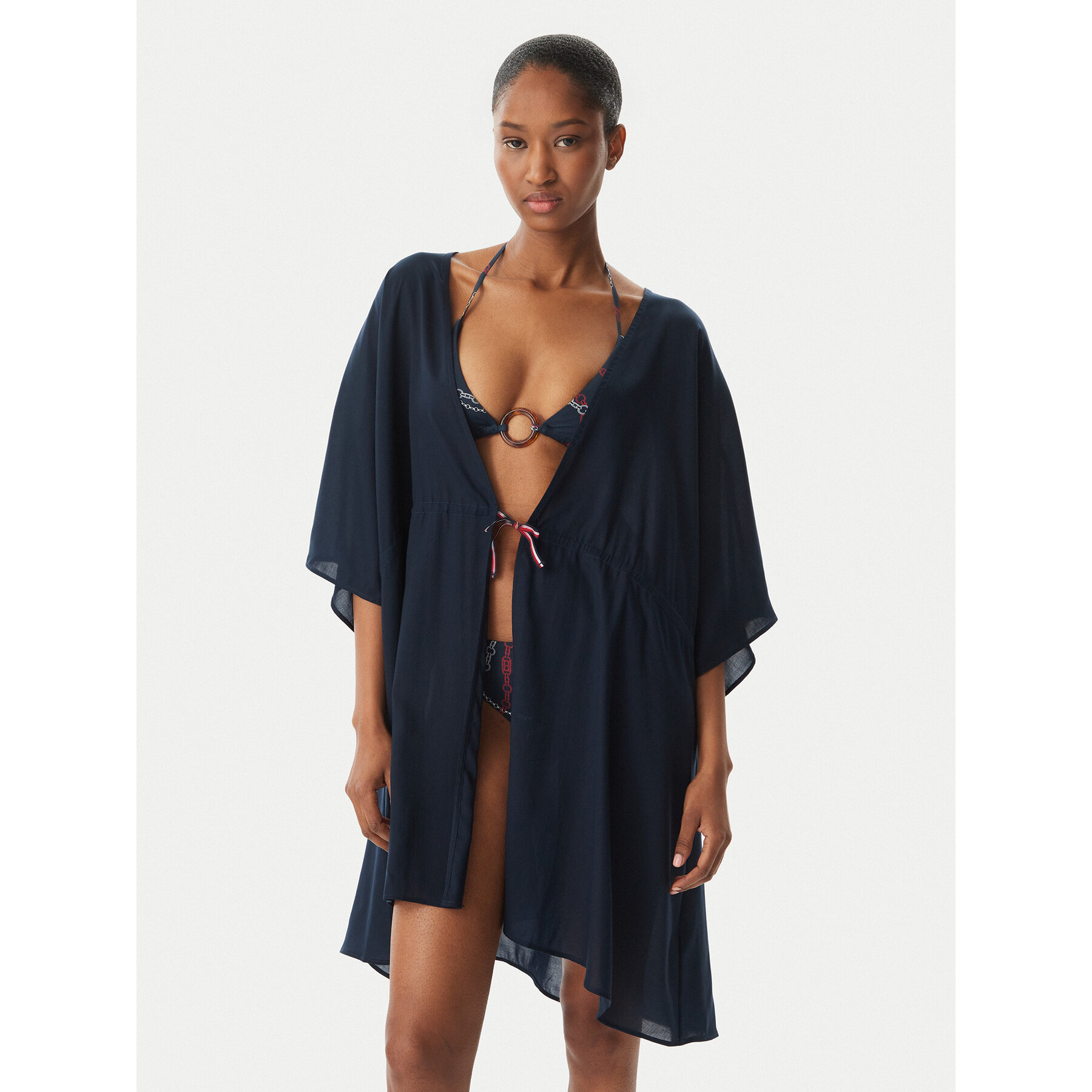 Tommy Hilfiger Pareo UW0UW06583 Dunkelblau