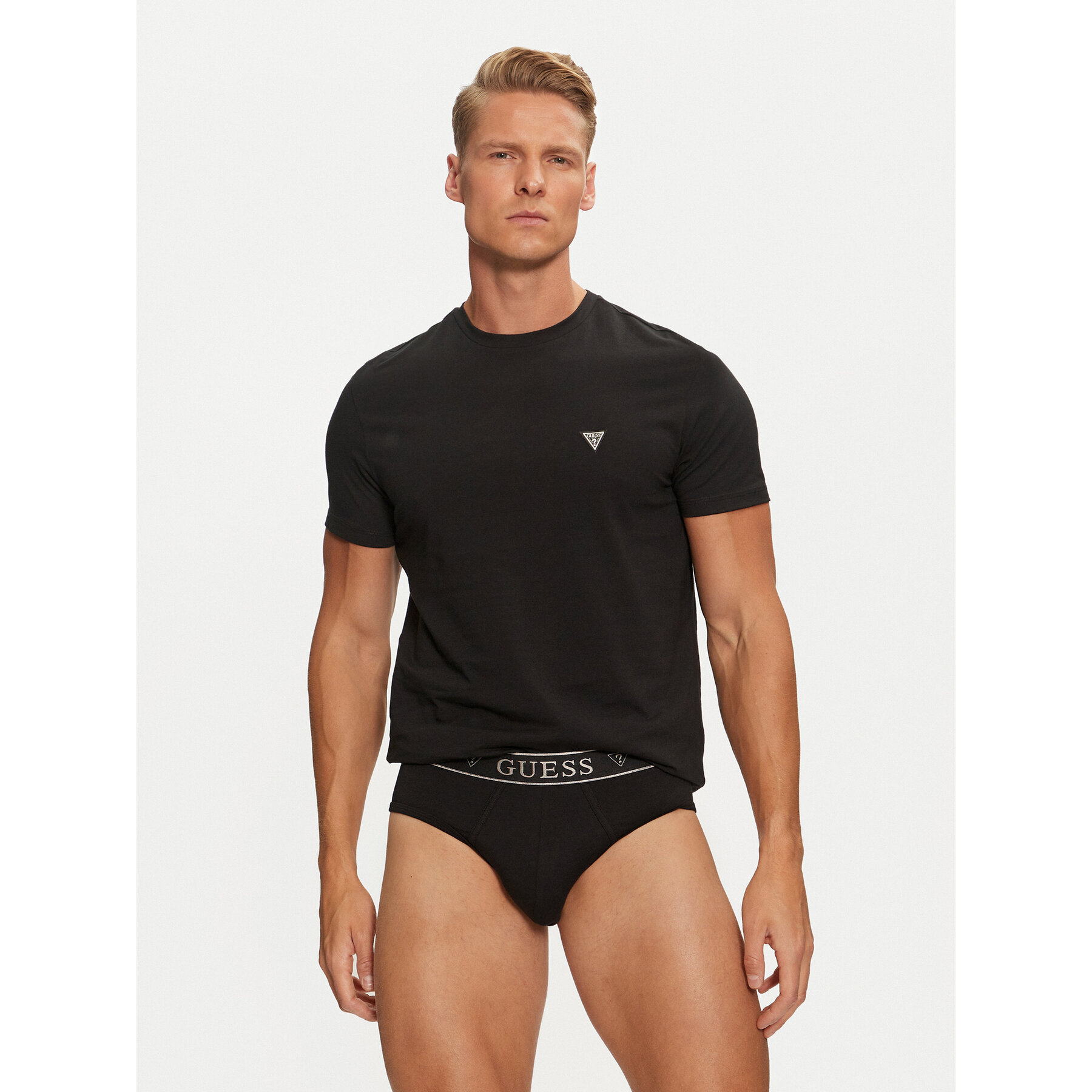Guess Guess Πιτζάμα U4BG86 KCD31 Μαύρο Regular Fit