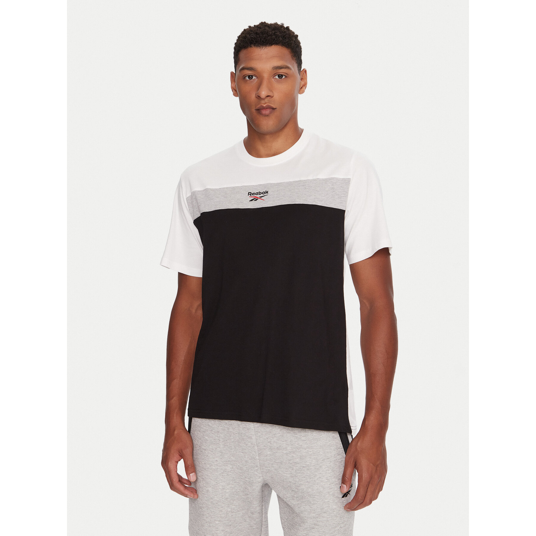 Reebok Majica RK25156CCM Bela Regular Fit