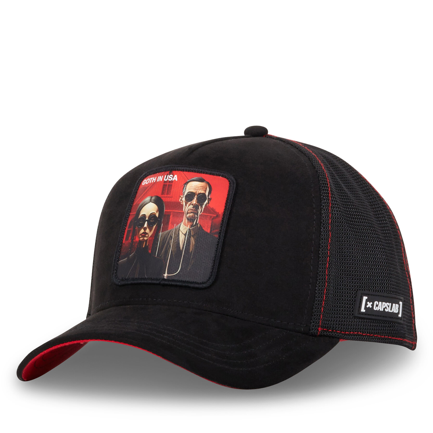Gorra con visera Capslab CL/ART/1/PCT/GOTH Negro
