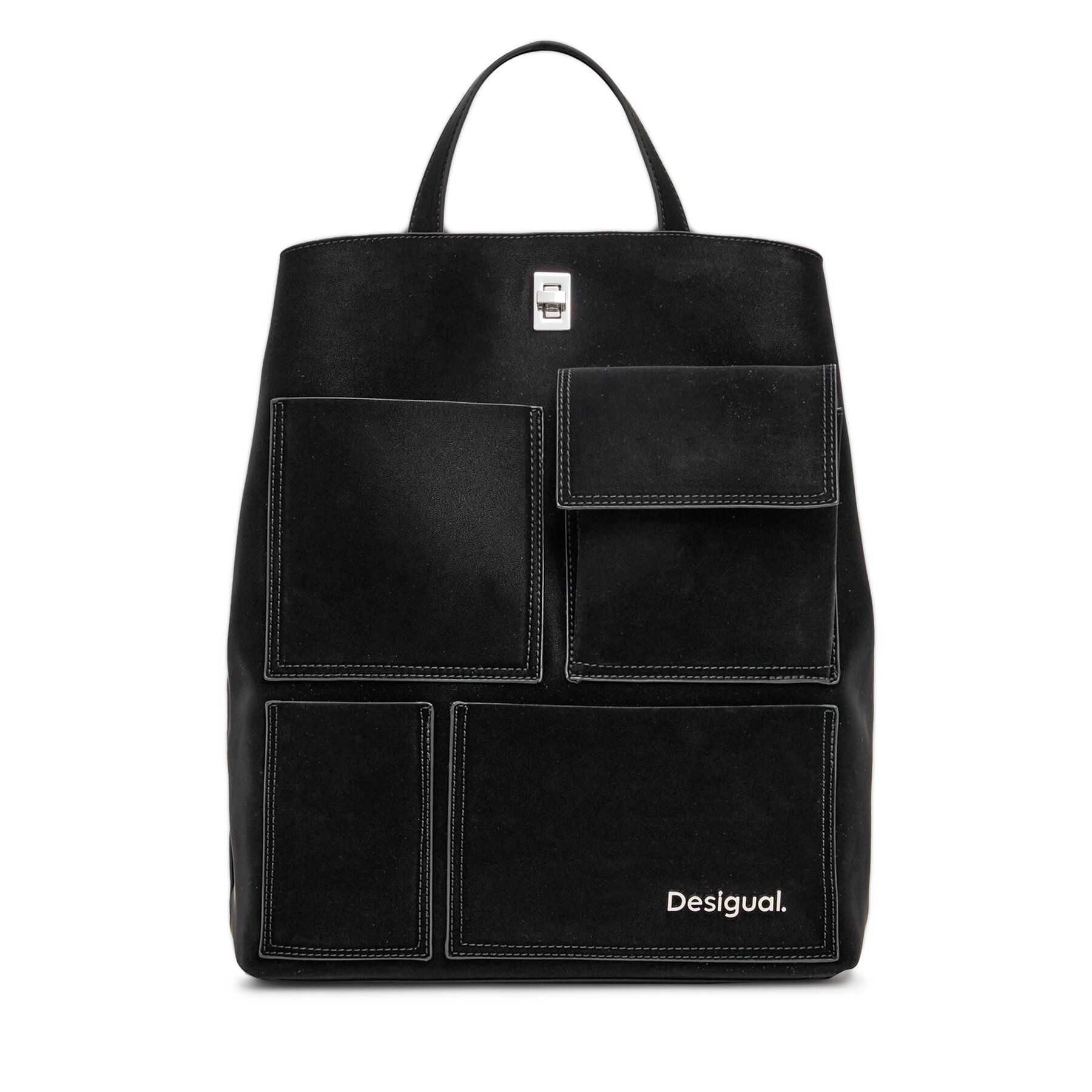 Mochila Desigual Back Pocket Face Sumy 24WAKP35 Negro