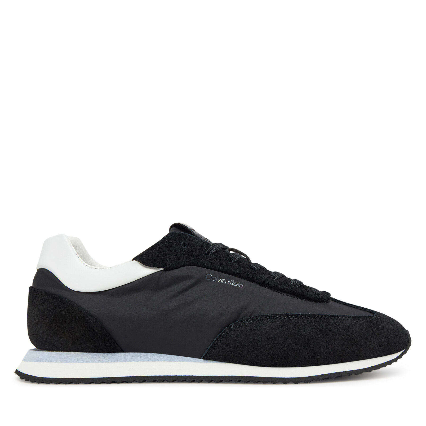 Snīkeri Calvin Klein Runner Lace Up - Nylon Mix HW0HW02395 Melns