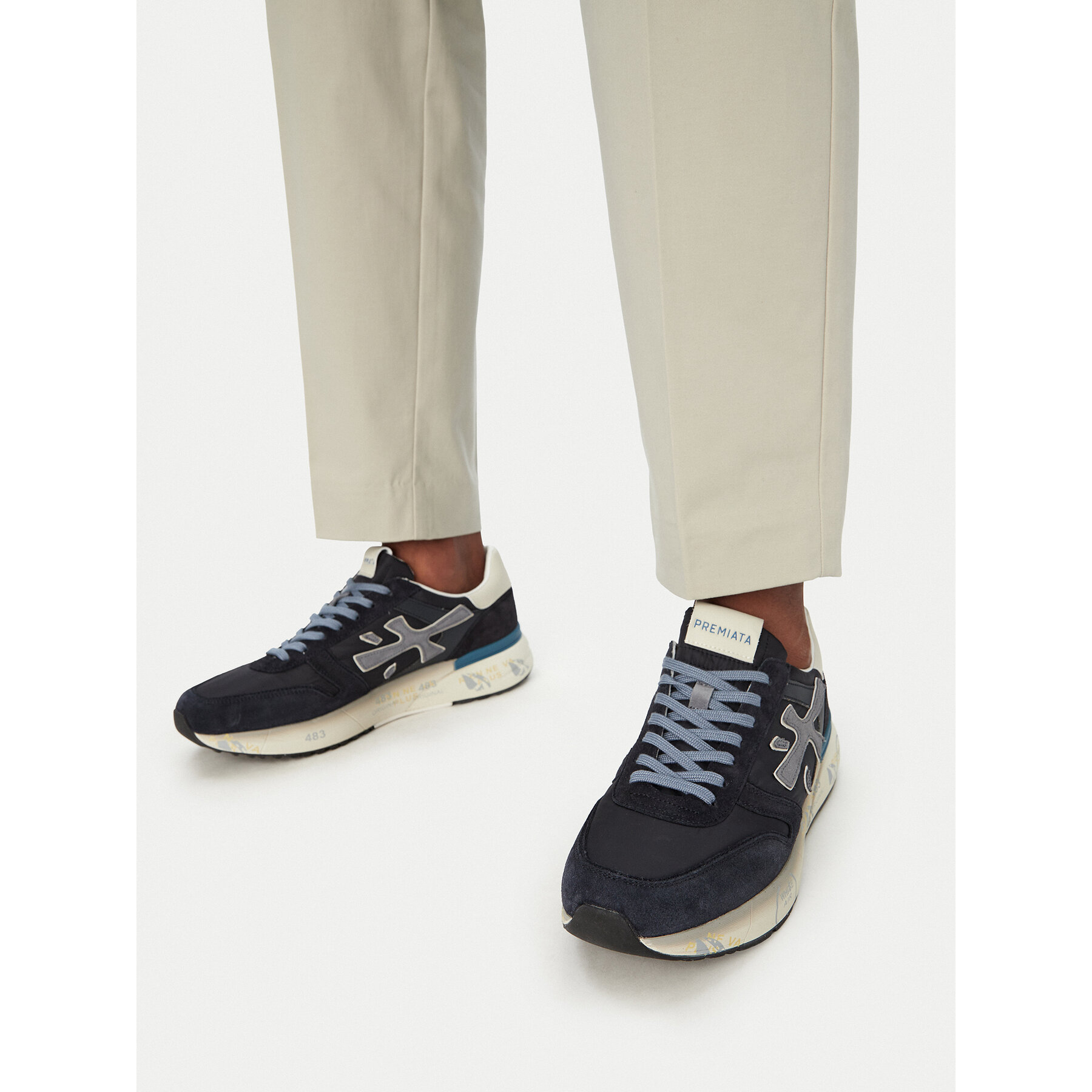 Sneakers Premiata Mick Var 7716 Bleumarin