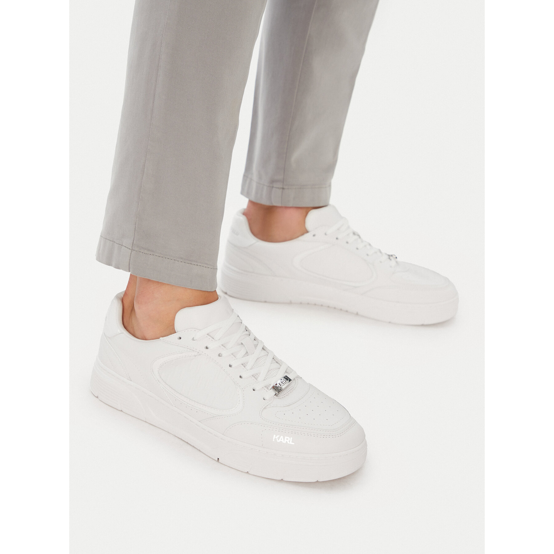 Sneakers KARL LAGERFELD KL53019 Alb