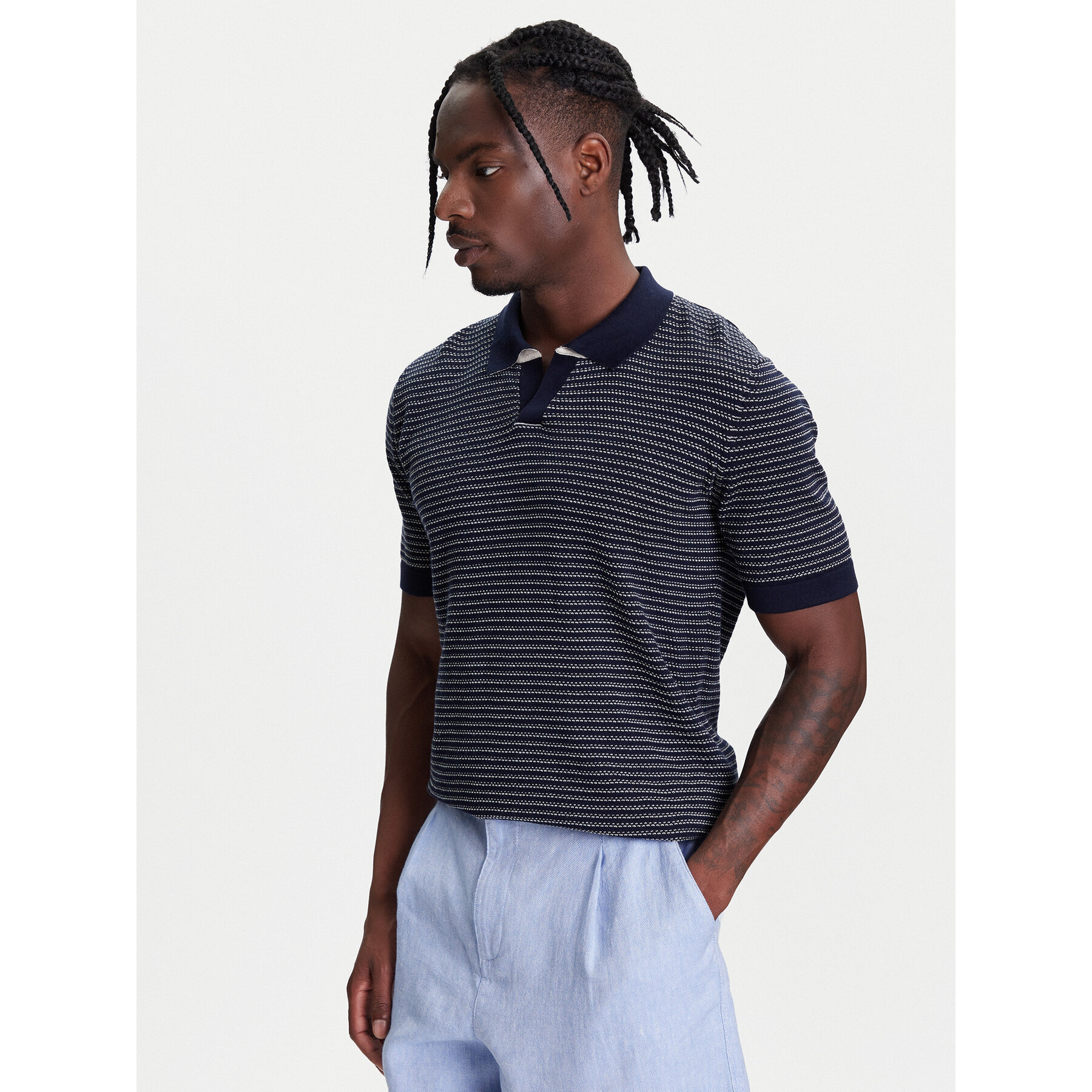 United Colors Of Benetton Polo majica 1094K301J Mornarsko modra Regular Fit