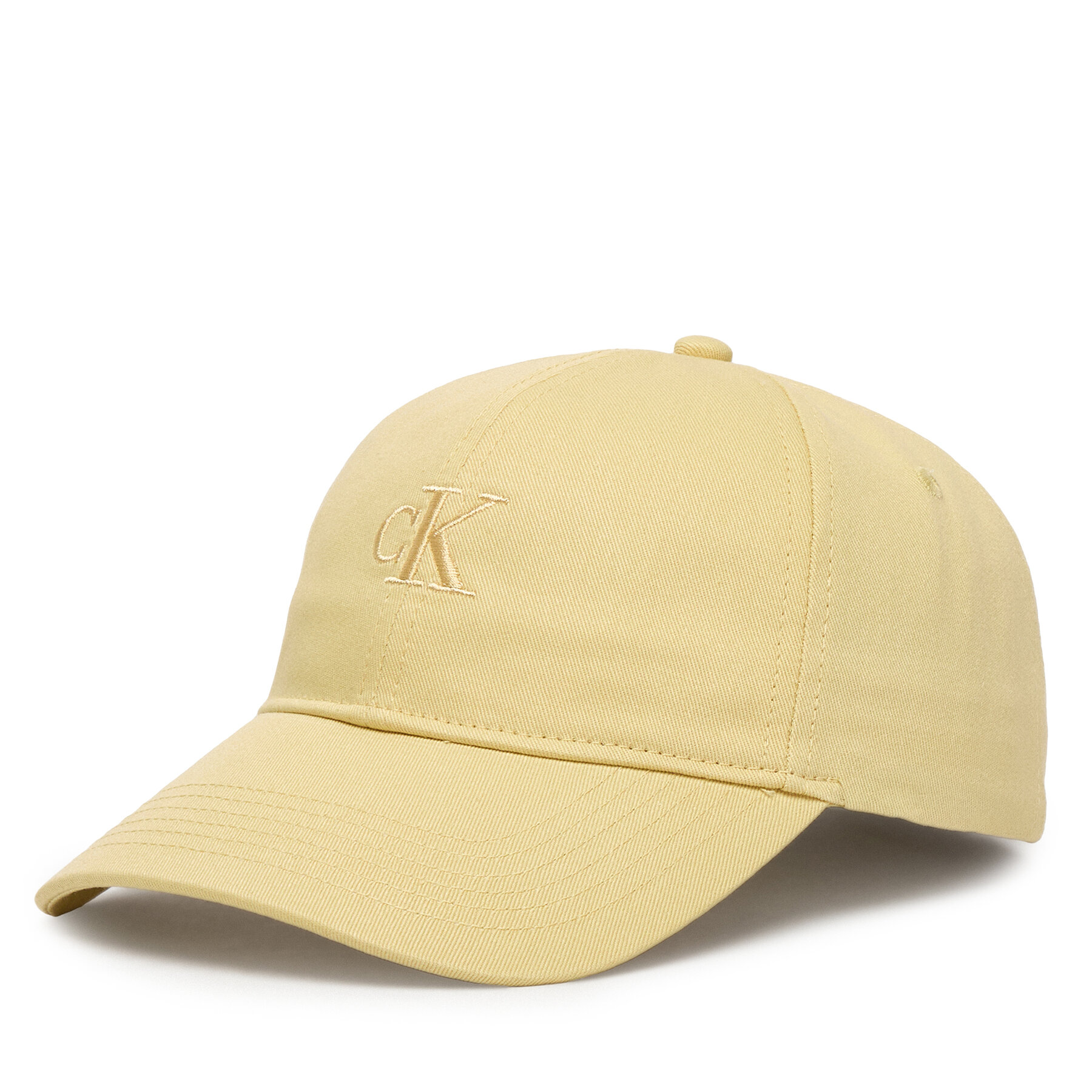 Șapcă Calvin Klein Monogram Embroidery Baseball Cap LV04K5024G Galben