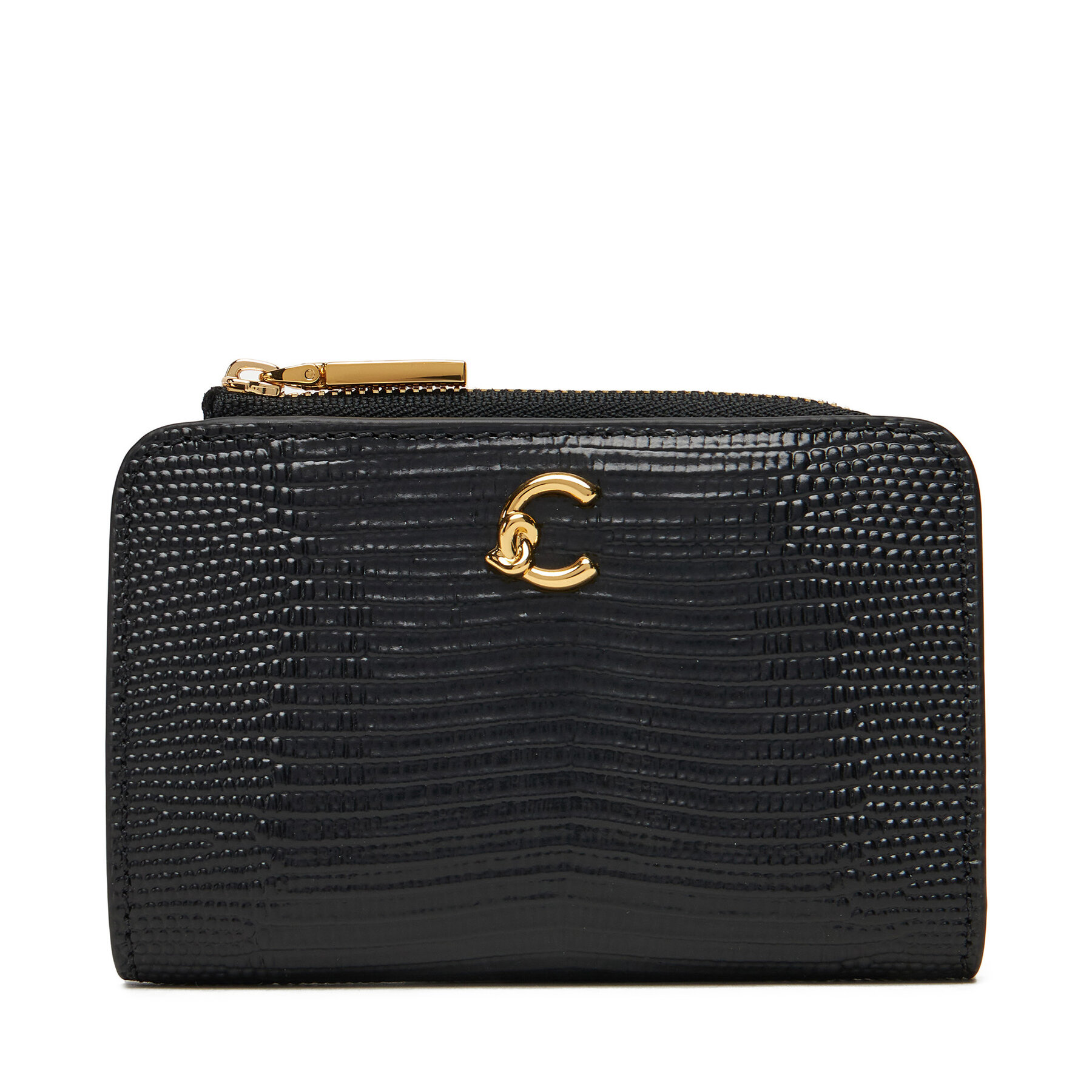 Coccinelle Μεγάλο Πορτοφόλι Γυναικείο Coccinelle TBN Coccinelle C-Me Lizard E2 TBN 11 D1 01 Μαύρο