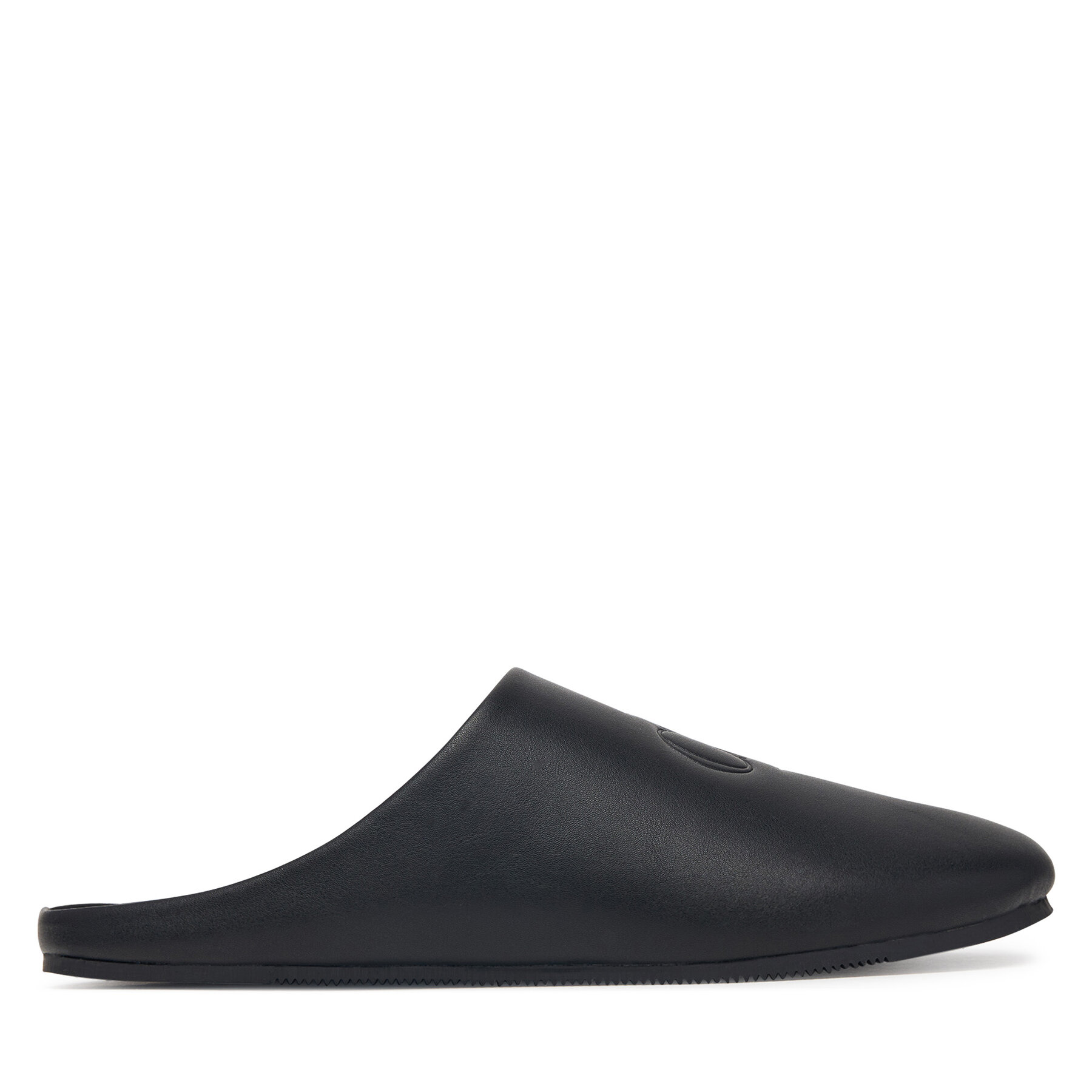 Čības Calvin Klein Home Slipper Mule Lth HM0HM02279 Melns