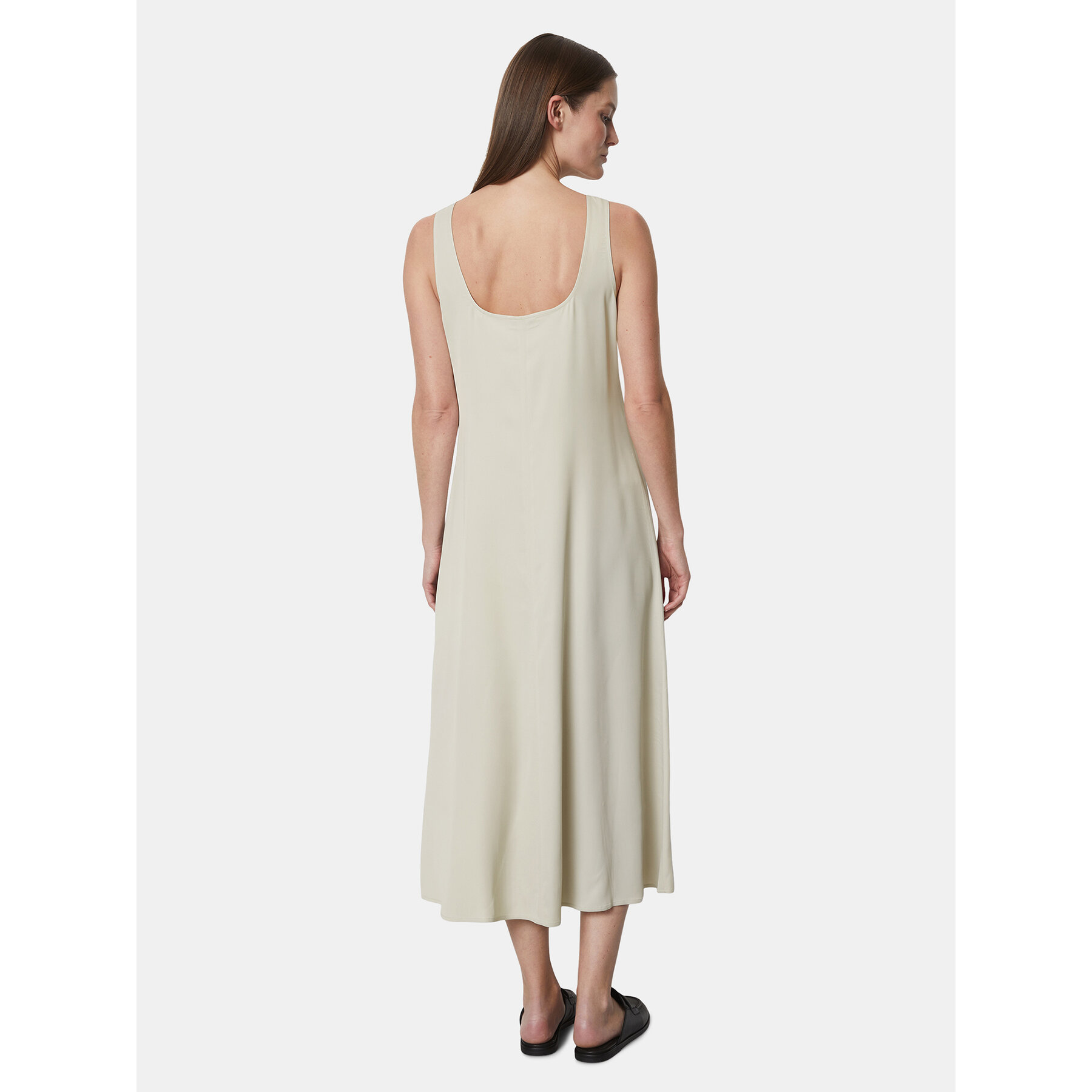 Marc O'Polo Sommerkleid 403 1328 21025 Écru Regular Fit