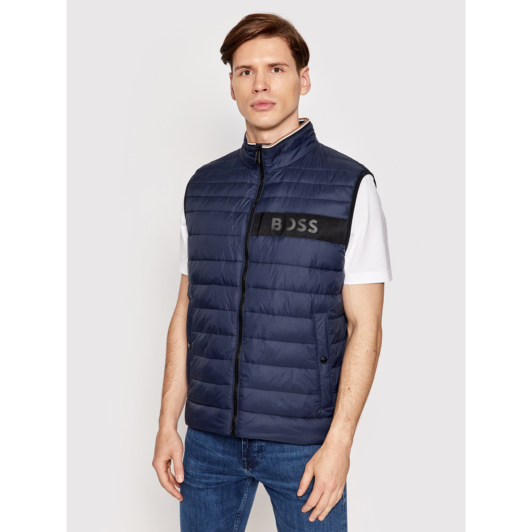 Boss Weste Darolan 50464300 Dunkelblau Regular Fit