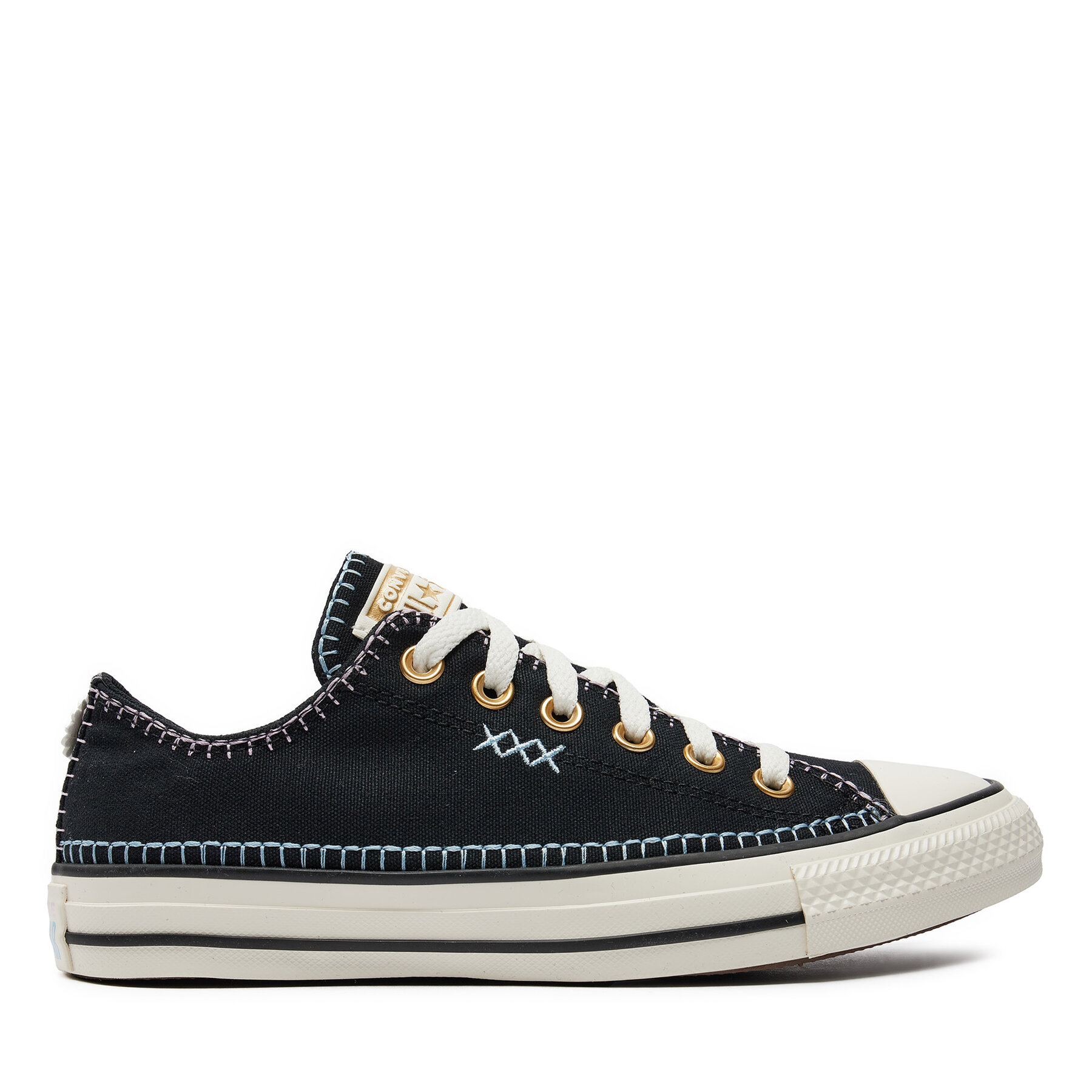 Tornacipő Converse Chuck Taylor All Star Crafted Stitching Ox A07546C Fekete