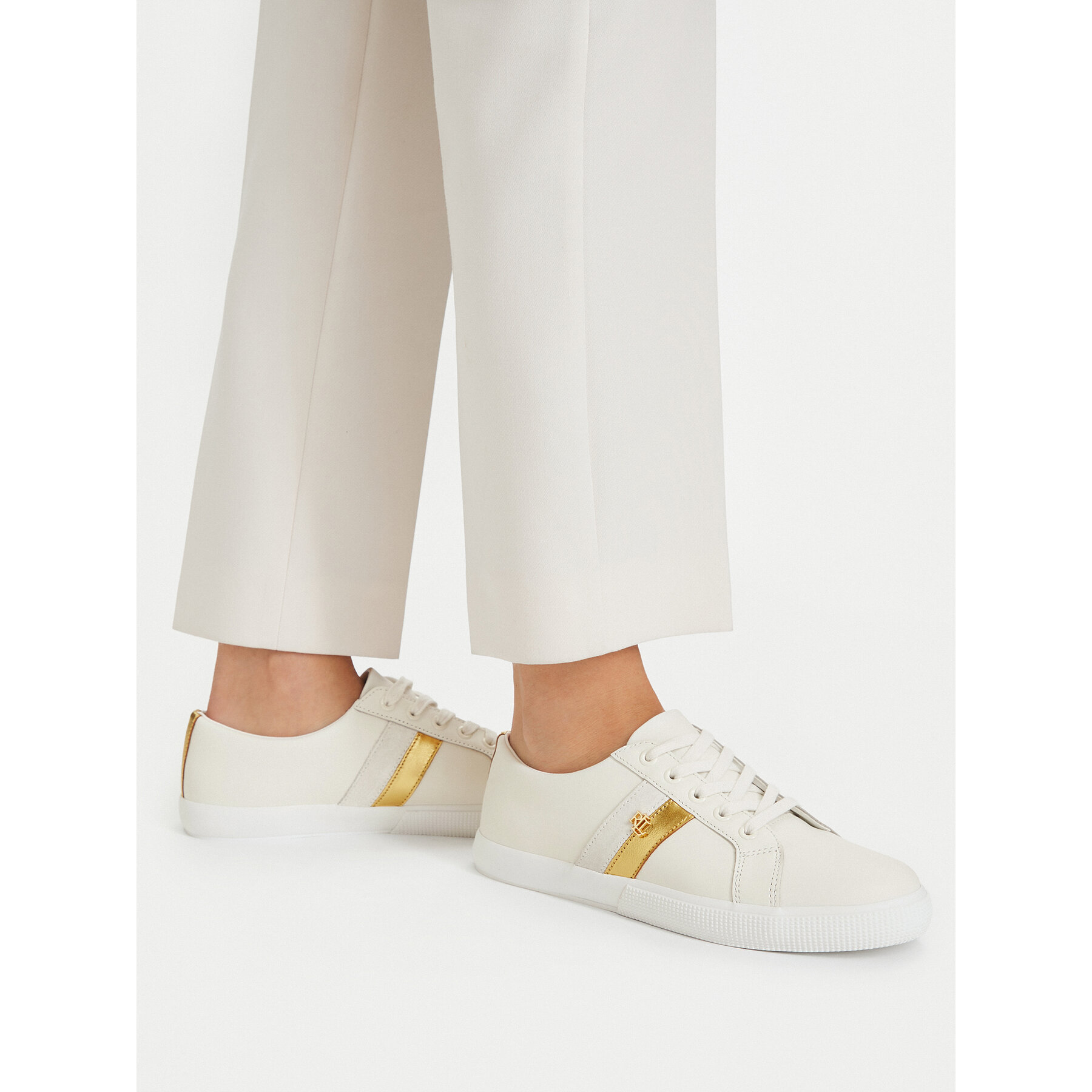 Tenisice LAUREN RALPH LAUREN Janson II 802P02521002 Bijela