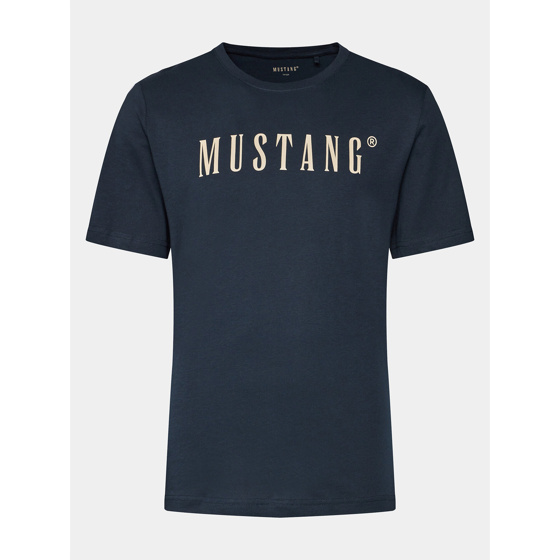Mustang T-shirt Austin 1014695 Tamnoplava Regular Fit